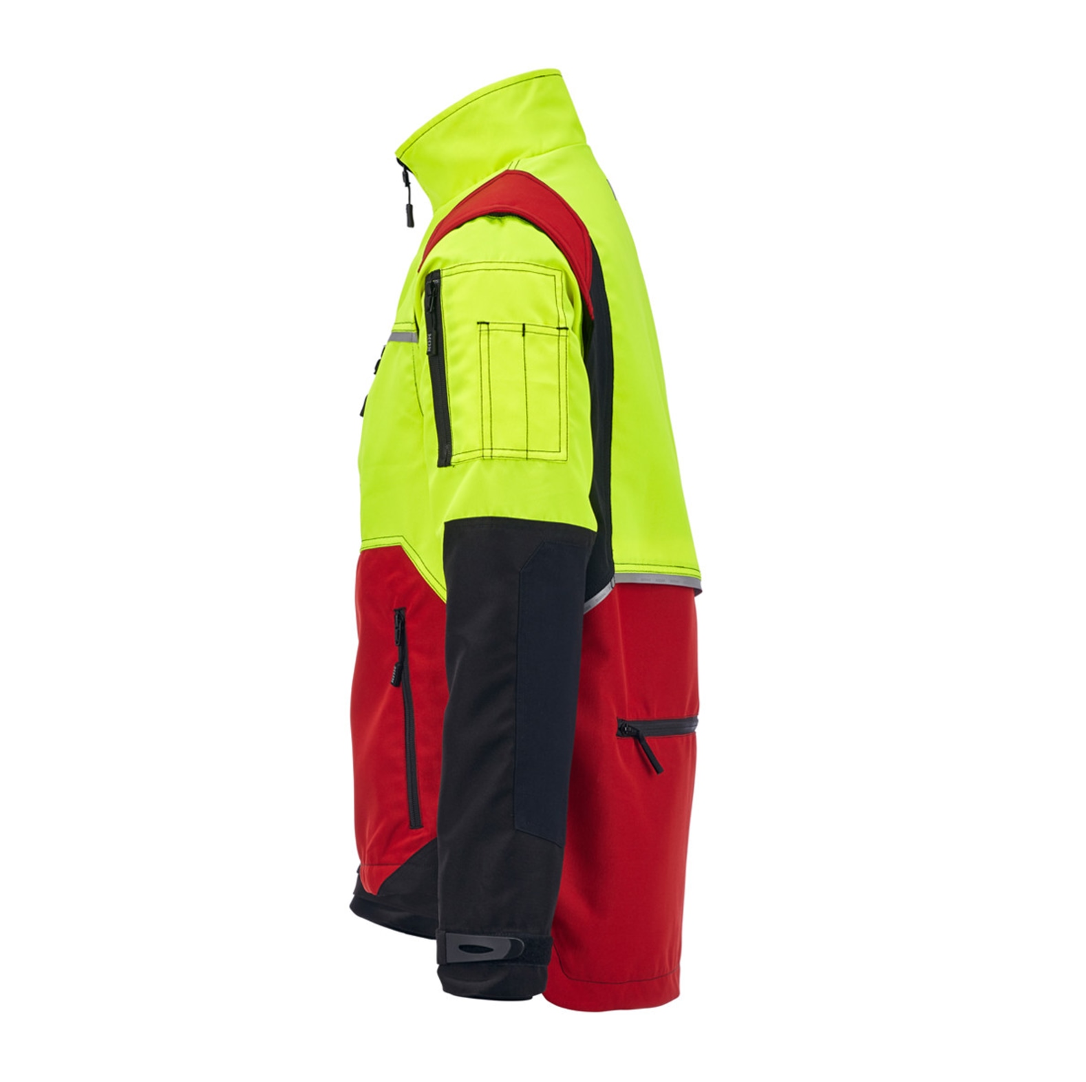 KOX bosbouwjas Transform rood/geel - bij KOX online bestellen | XX71431