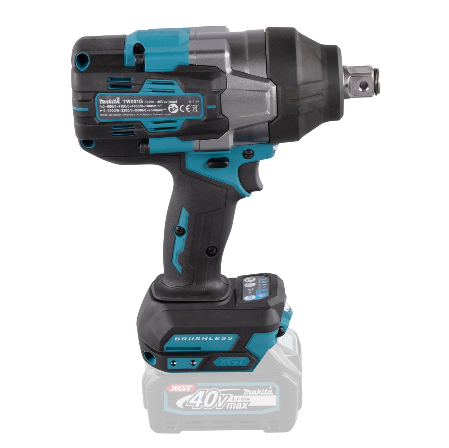 Makita draadloze slagmoersleutel TW001GZ - bij KOX online bestellen | XXTW001GZ