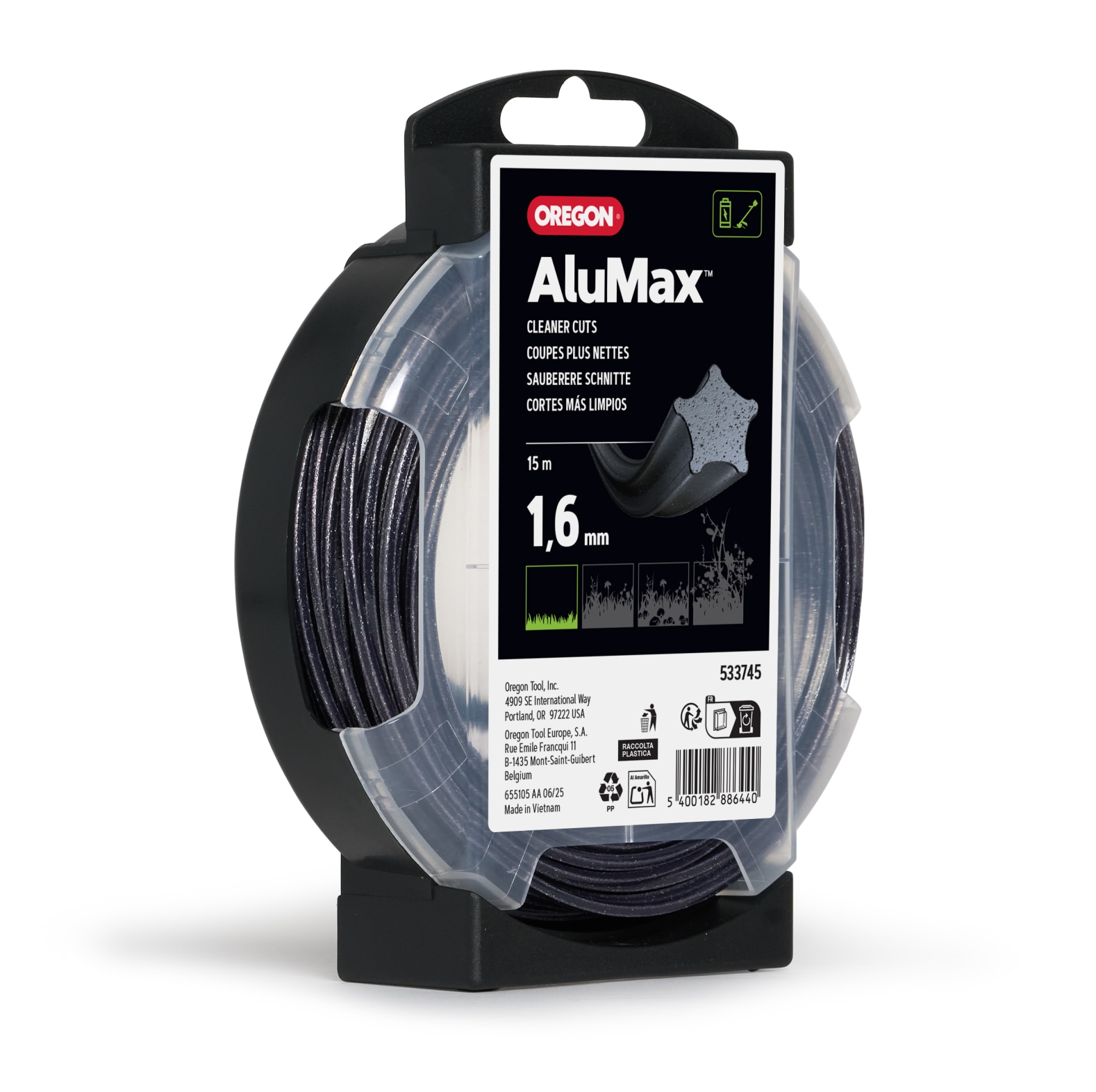  Fil de coupe Oregon AluMax Star 1, 6 mm de diam�tre, longueur 15 m - commander en ligne chez KOX | 533745 