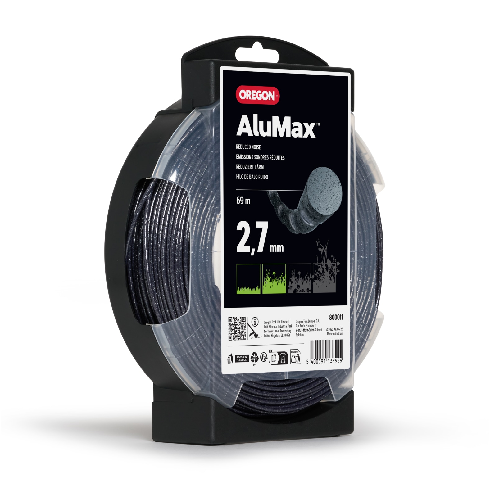  Oregon Alumax Rund Freischneidefaden 2, 7 mm Durchmesser, 69 m L�nge - bei KOX online bestellen | 800011 