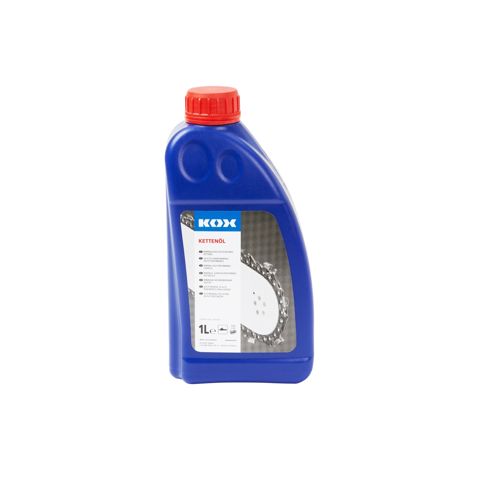  Huile adhrente pour chane de trononneuse KOX 1L - commander en ligne chez KOX | XX9029-1 