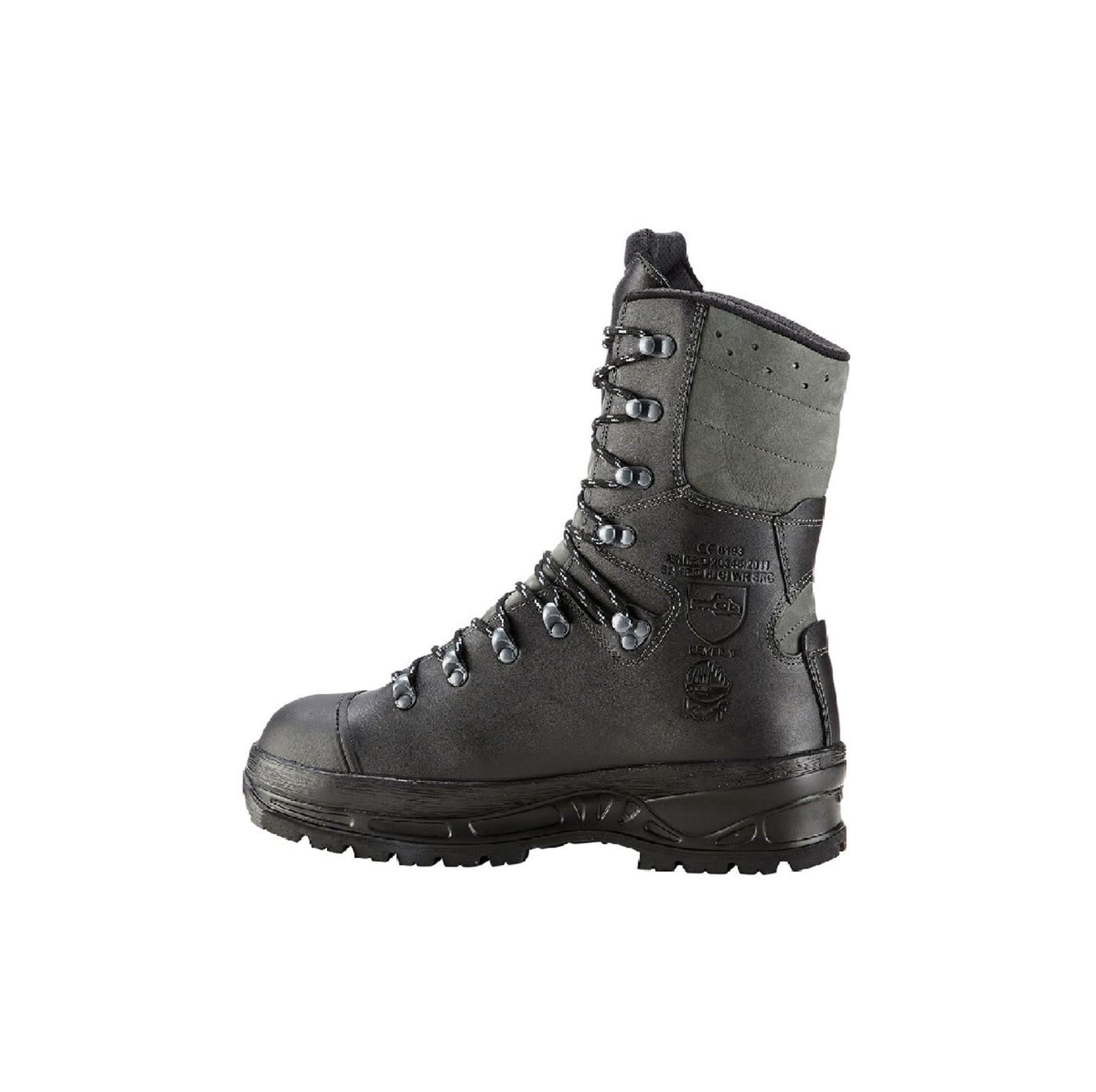 HAIX Schnittschutzstiefel / Schnittschutzschuhe Protector 2.0 in KOX Edition mit Gore-Tex Schwarz/Grau Gre 43 - bei KOX online bestellen | XX73121-43