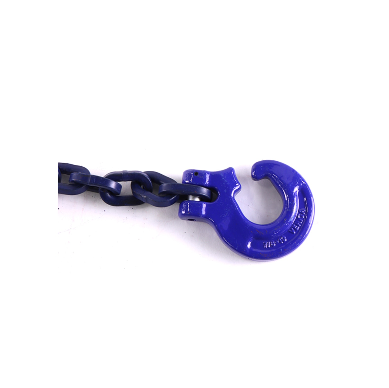 Chane carre avec crochet  boucles et maillon de suspension, qualit 10, force de traction admissible LC 8500 daN, longueur 2, 5 m, chane  10 mm - commander en ligne chez KOX | XXGLKRS-10-25-10