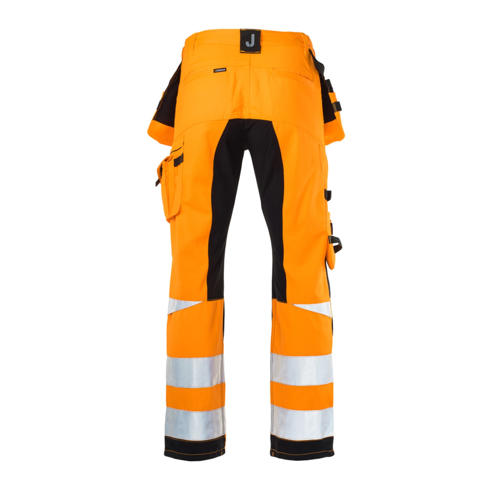 Jobman Arbeitshose HiVis 2240 Stretch Orange/Schwarz - bei KOX online bestellen | XXJB2240O