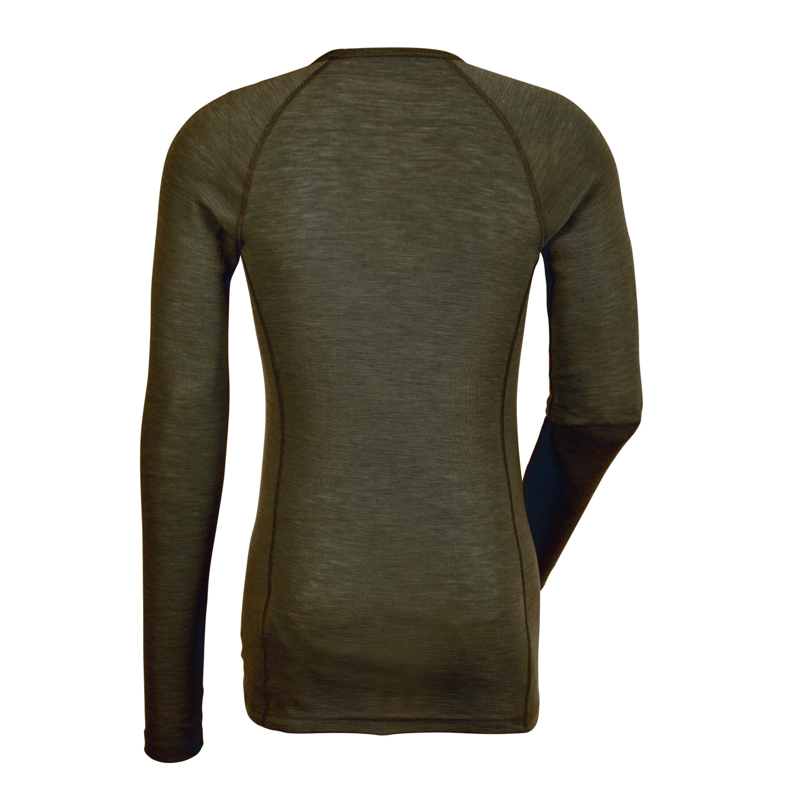 Woolpower Crewneck LITE hemd met ronde hals / shirt lange mouwen van merinowol pine green - bij KOX online bestellen | XXWP7111GR
