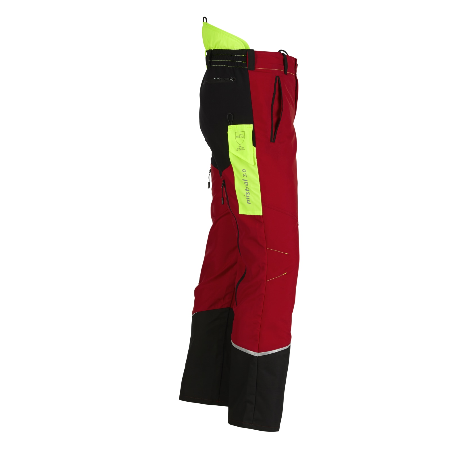 KOX Schnittschutzhose Mistral 3.0 Rot/Gelb Gre 29 untersetzt - bei KOX online bestellen | XX71229-29