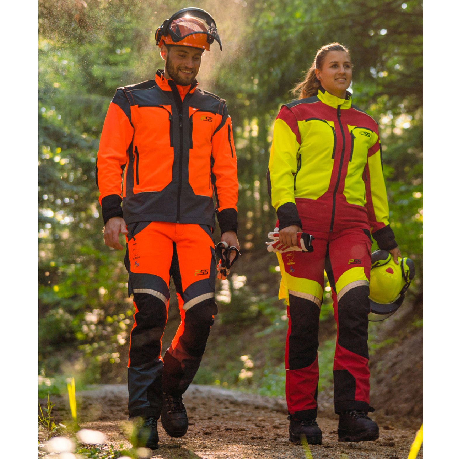 PSS Schnittschutzhose X-treme Air Orange/Grau - bei KOX online bestellen | XX71210