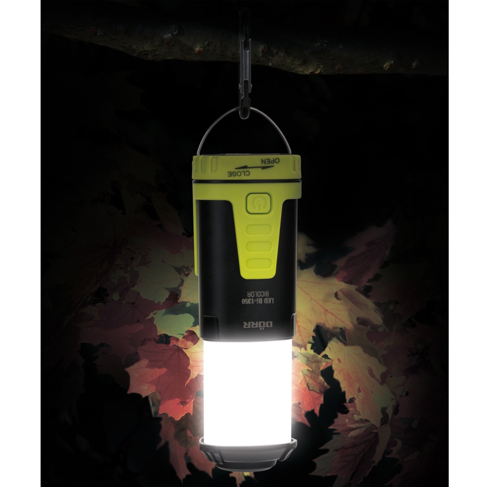 Lampe de camping DRR LED Outdoor Bi-1350 noir/jaune fluo - commander en ligne chez KOX | XXDR980546