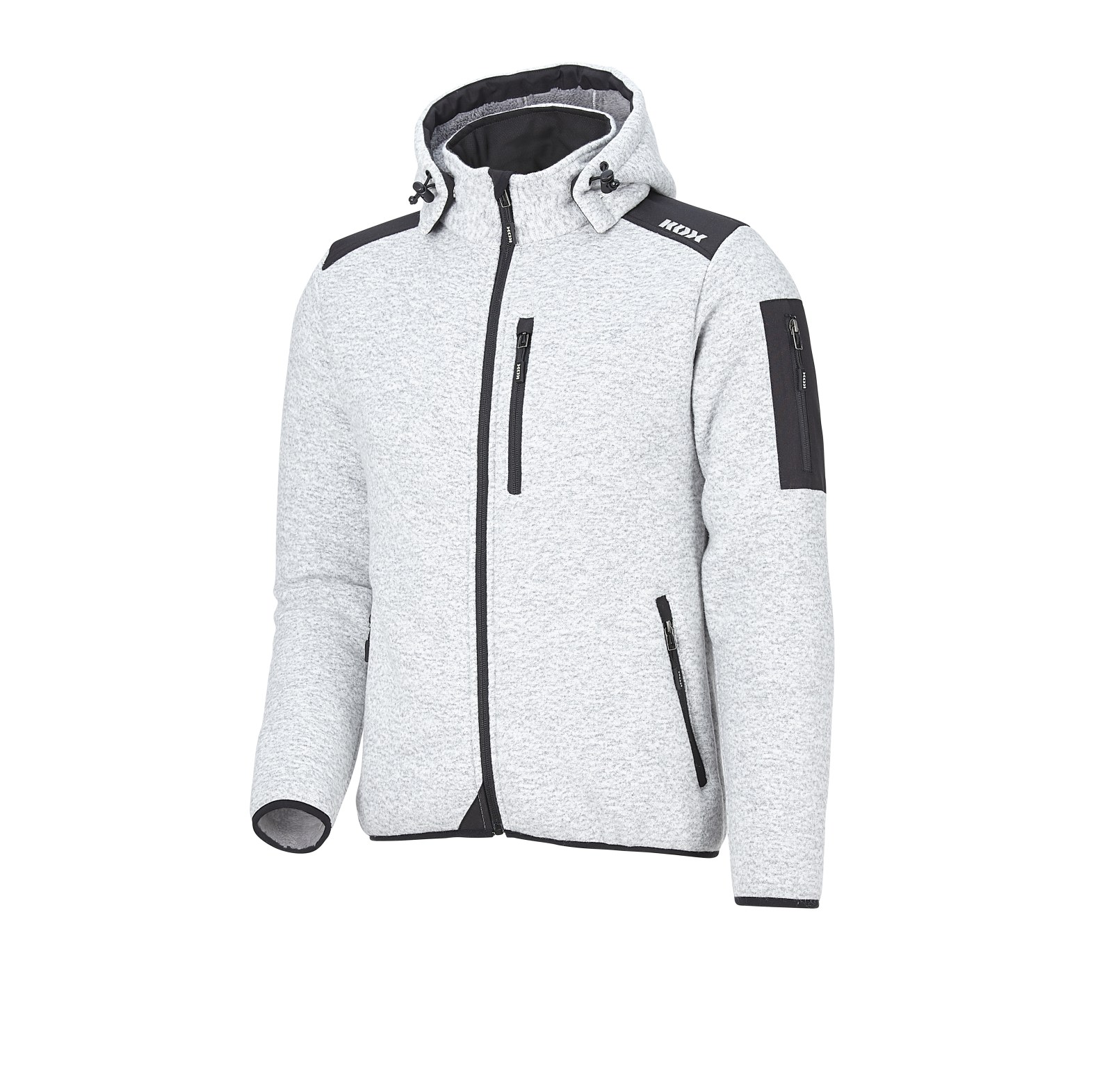  KOX Fleecejacke Damen Wei/Grau - bei KOX online bestellen | XX76124 