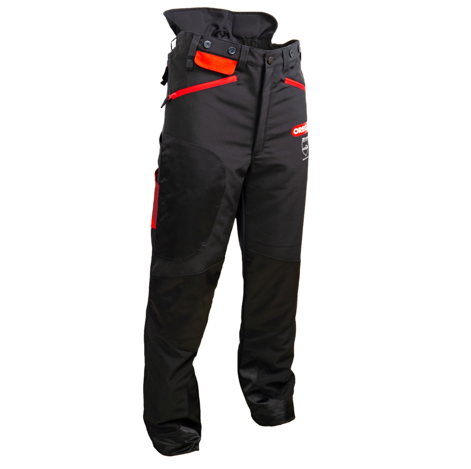  Oregon Schnittschutzhose Waipoua Schwarz/Rot - bei KOX online bestellen | 295466-00 