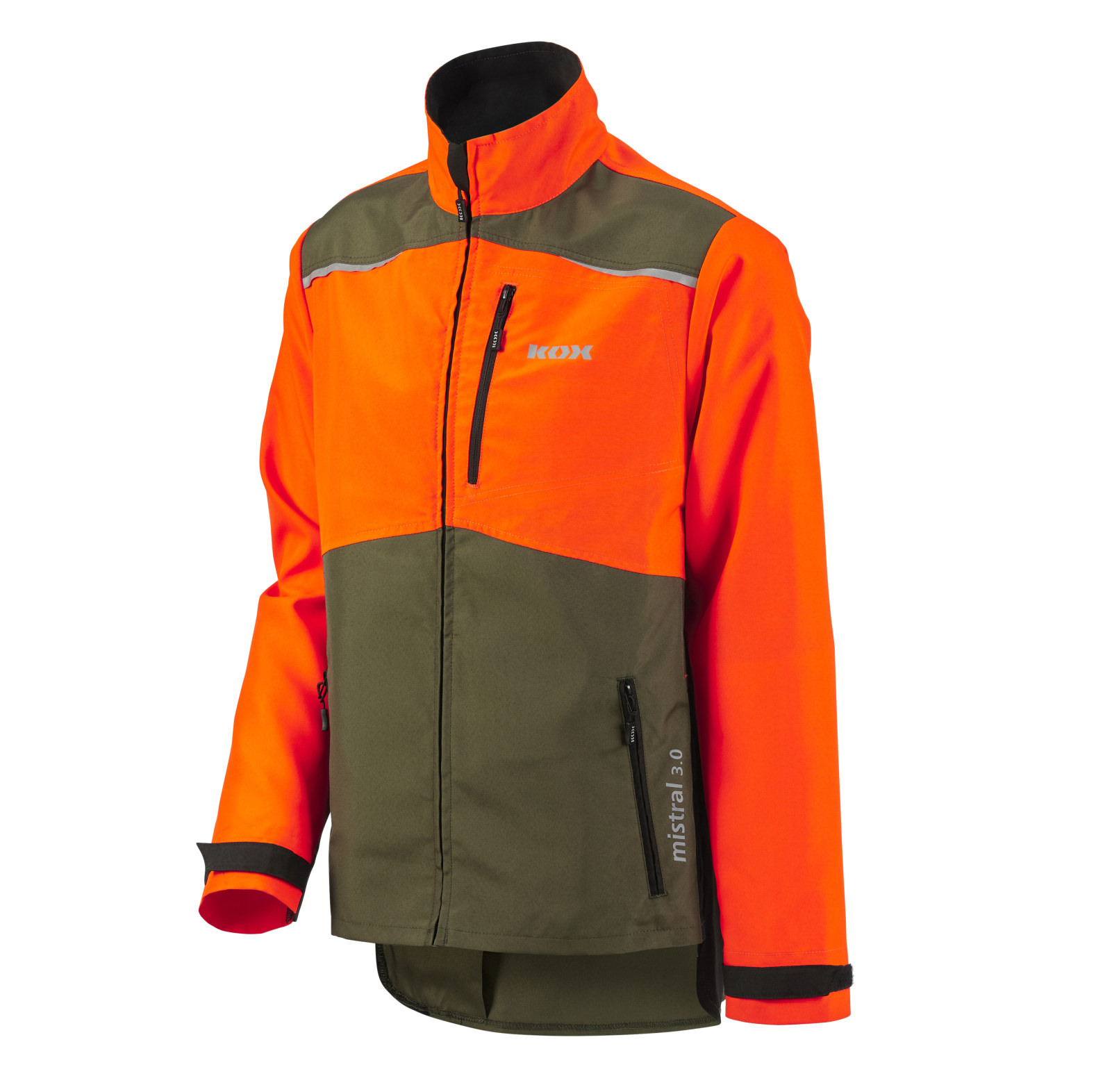  KOX bosbouwjas Mistral 3.0 groen/oranje - bij KOX online bestellen | XX71427 
