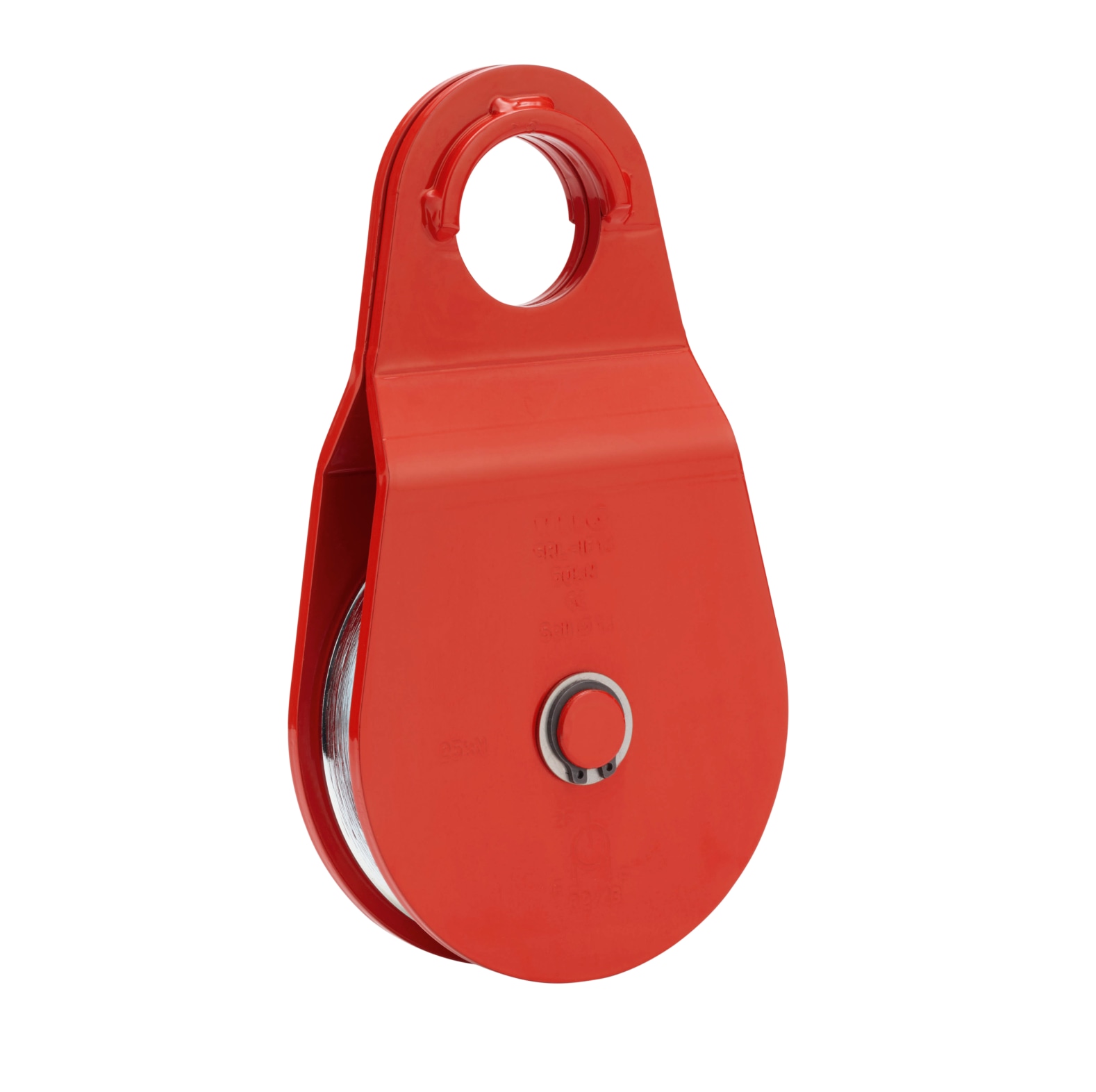 Umlenkrolle mit beweglichen Seitenblechen zul. Zugkraft LC: 5000 daN, Rollen : 140 mm - bei KOX online bestellen | XXGLSR-25