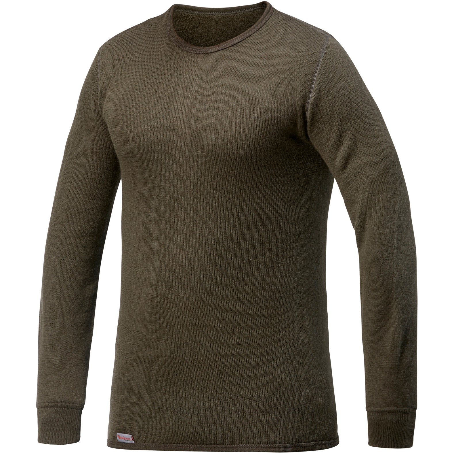  Woolpower Crewneck 200 Rundhalshemd / Merino Shirt langarm pine green - bei KOX online bestellen | XXWP7112GR 