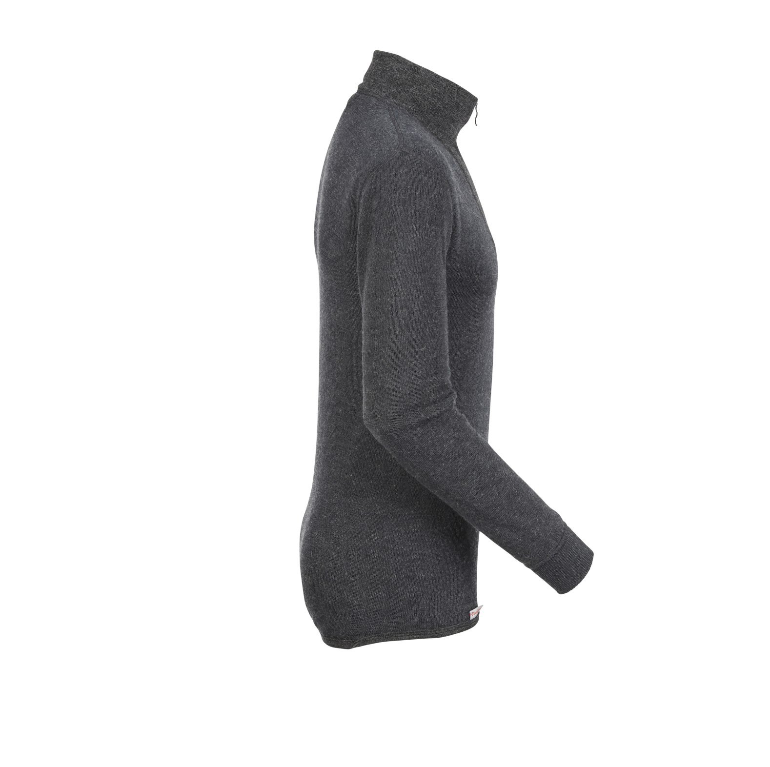 Woolpower Zip Turtleneck 200 Rollkragenhemd / Merino Shirt langarm Grey - bei KOX online bestellen | XXWP7222G