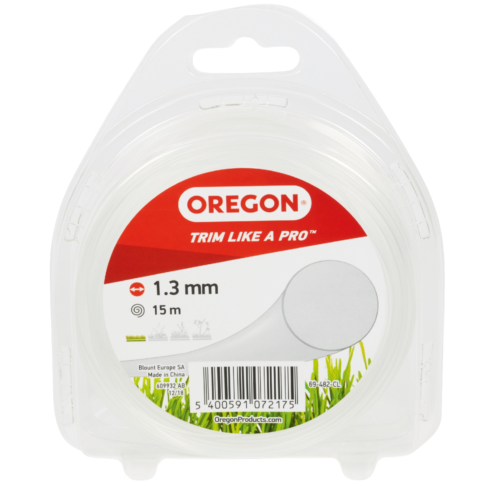  Oregon Coloured Line Freischneidefaden 1, 3 mm Durchmesserr, 15 m Lnge - bei KOX online bestellen | 69-482-CL 