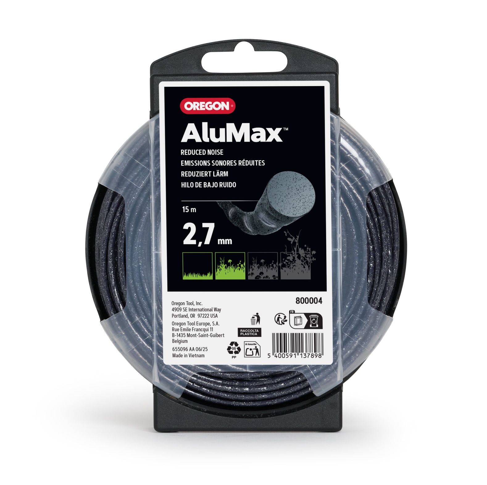 Oregon Alumax Rund Freischneidefaden 2, 7 mm Durchmesser, 15 m L�nge - bei KOX online bestellen | 800004