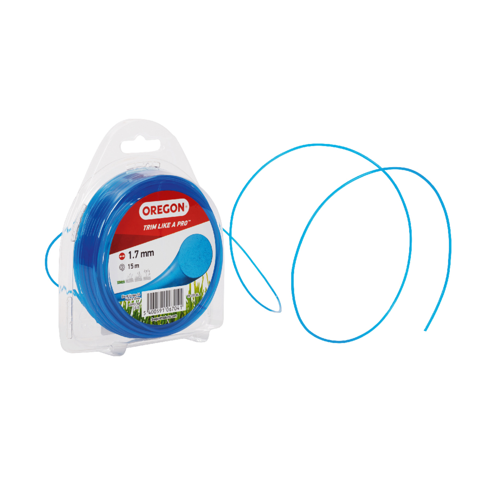 Oregon coloured Line maaidraad 1, 7 mm diameter, 15 m lengte - bij KOX online bestellen | 69-350-BL