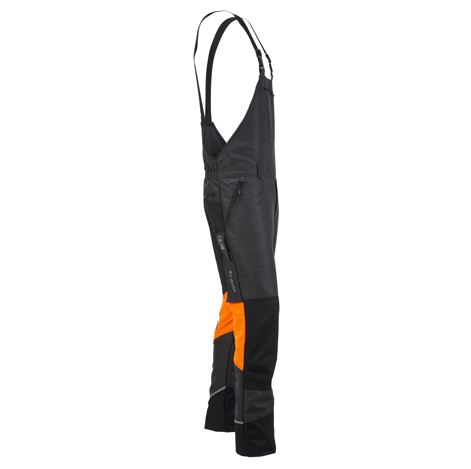 KOX Schnittschutz Latzhose Duro 3.0 Anthrazit/Orange Gre 29 untersetzt - bei KOX online bestellen | XX71115-29