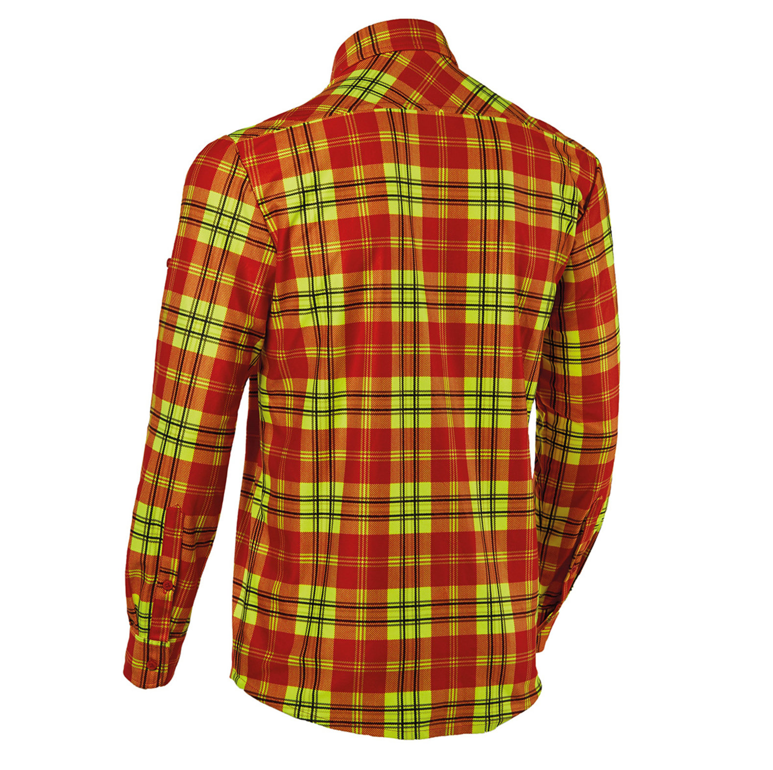 Chemise PSS X-treme Active rouge/jaune - commander en ligne chez KOX | XX77194