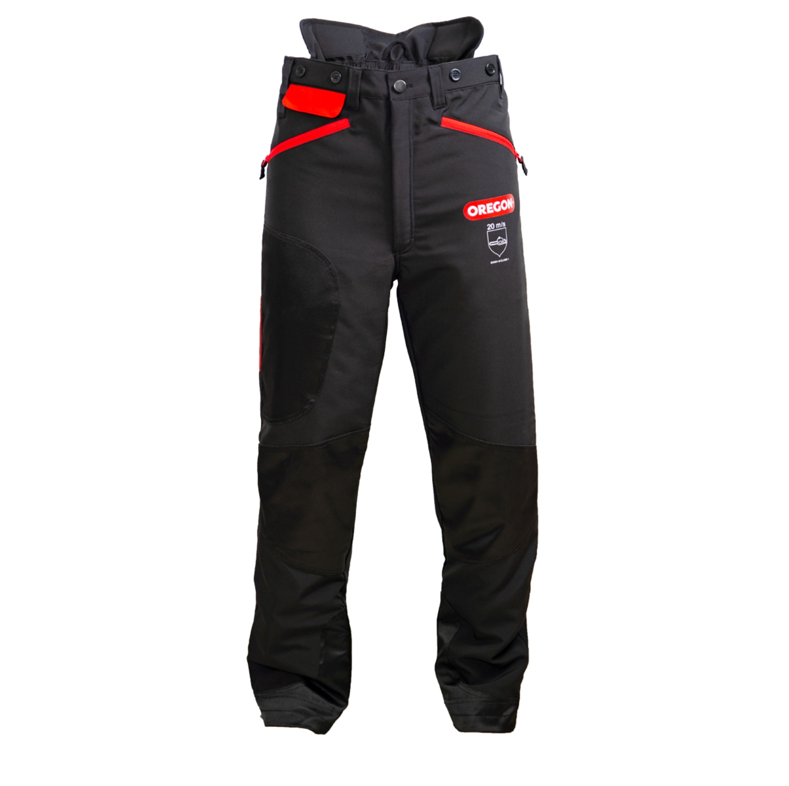 Oregon Schnittschutzhose Waipoua Schwarz/Rot - bei KOX online bestellen | 295466-00
