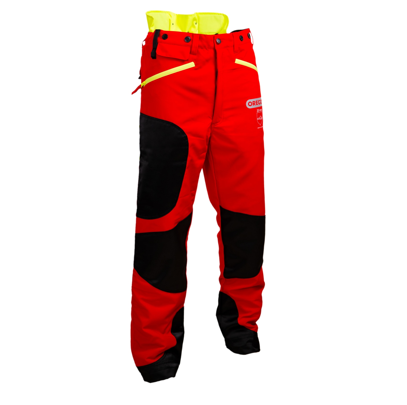  Oregon Schnittschutzhose Waipoua Rot/Schwarz/Gelb - bei KOX online bestellen | 295469-00 