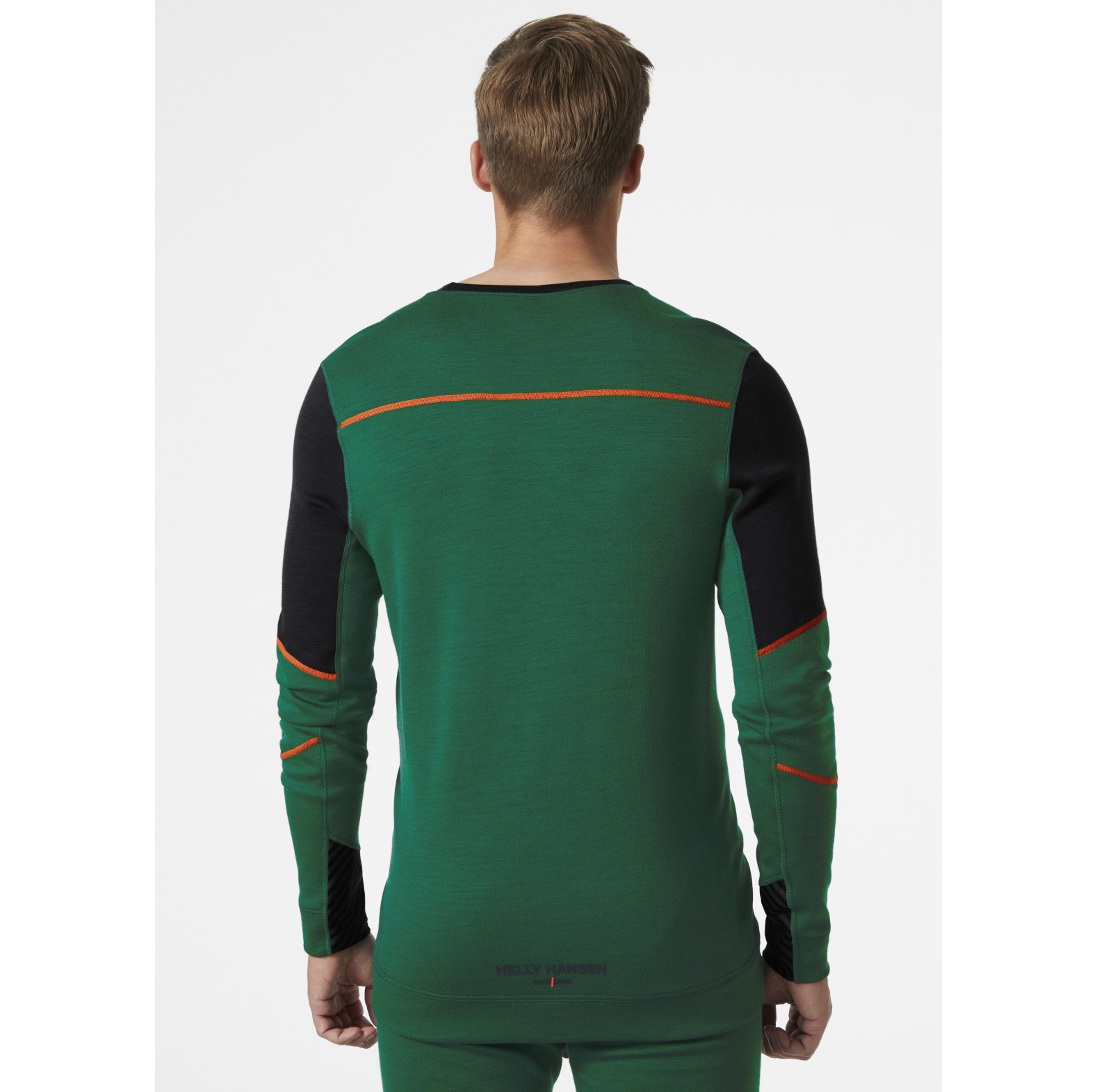 Helly Hansen Crewneck  Rundhalshemd Lifa Merino langarm Green Ebony - bei KOX online bestellen | XXHH75106GR