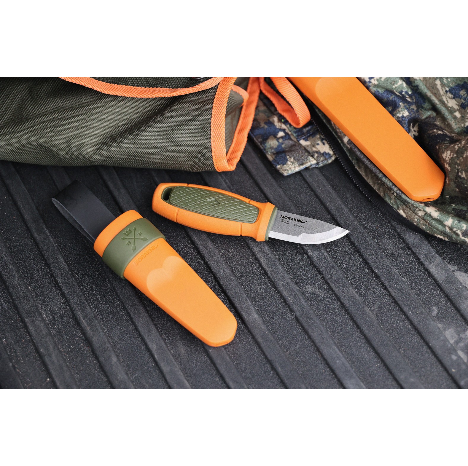 MORAKNIV Messer Eldris 5, 4 cm / Orange Olivgrn - bei KOX online bestellen | XXMO14237