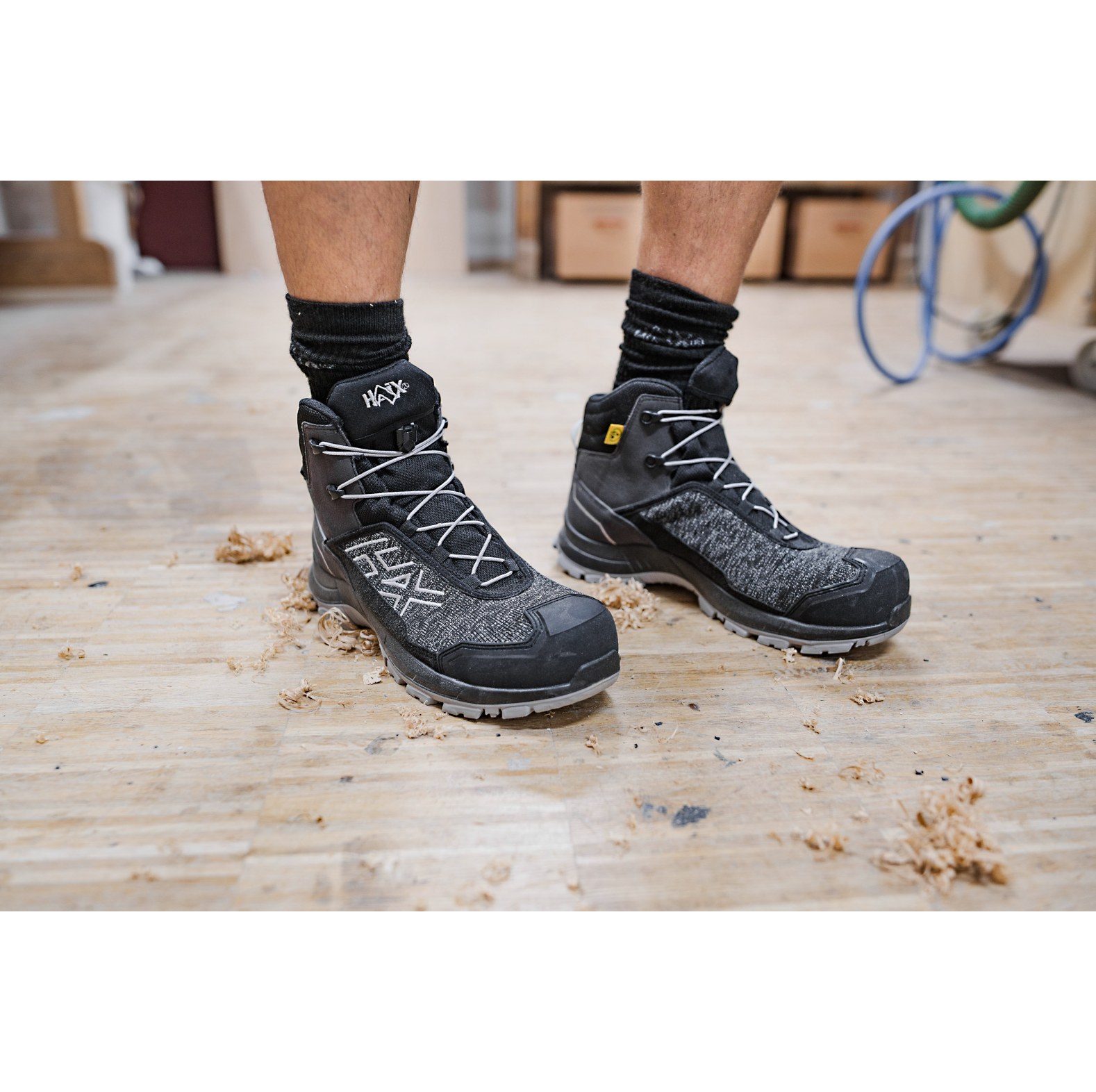 HAIX veiligheidsschoenen Black Eagle Safety 410 C GTX grey black - bij KOX online bestellen | XX73410