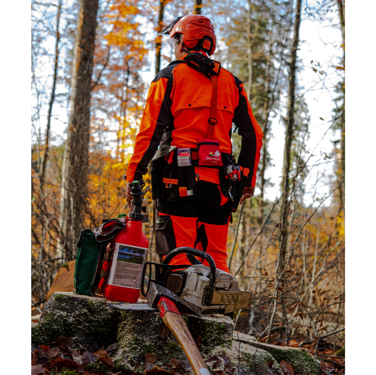 Fuegos Profi Bosbouwriem Zwart/Oranje - bij KOX online bestellen | XX97500-00