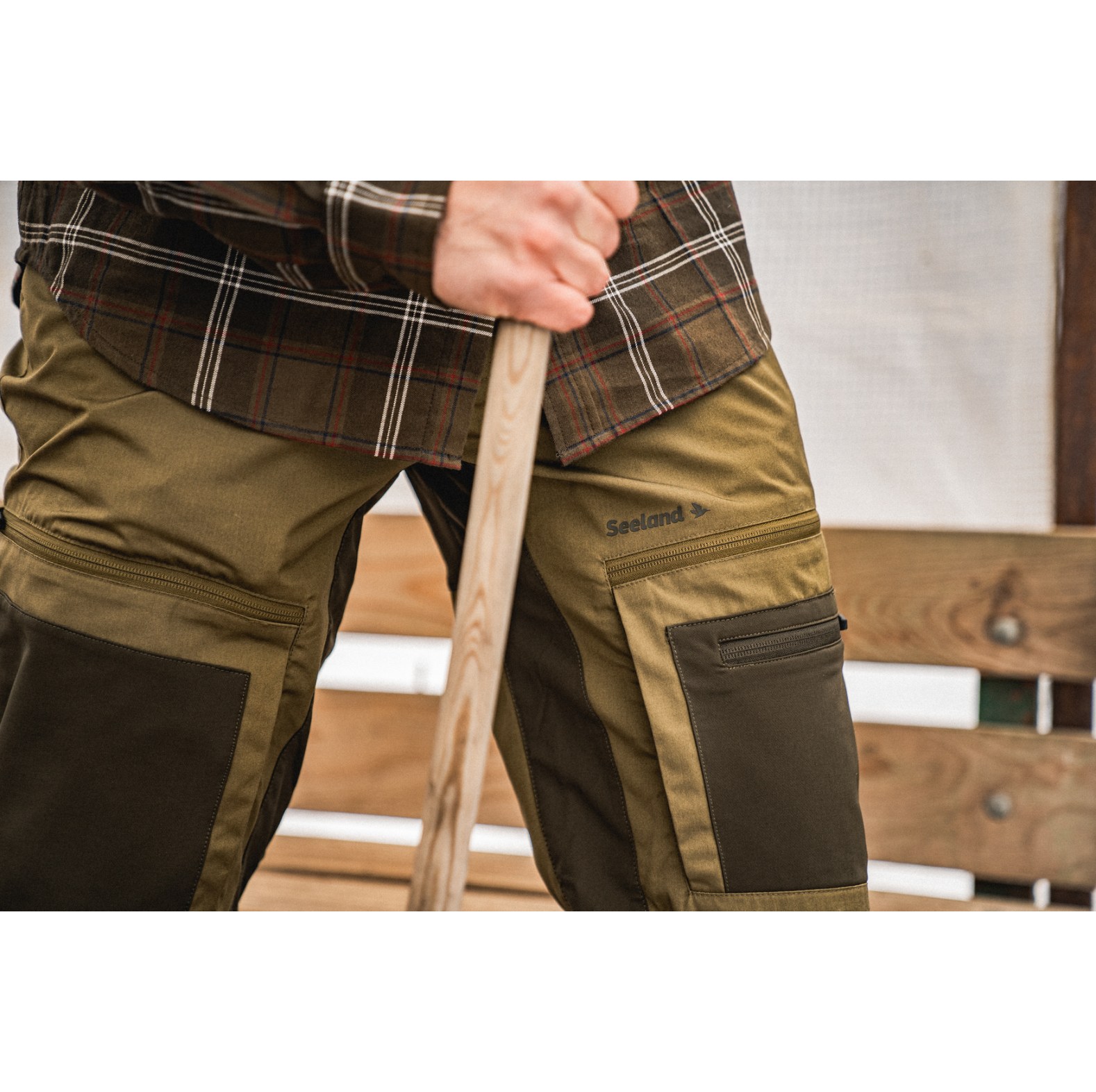 Seeland Jagdhose Hemlock Military Olive/Pine Green - bei KOX online bestellen | XXSL2830020