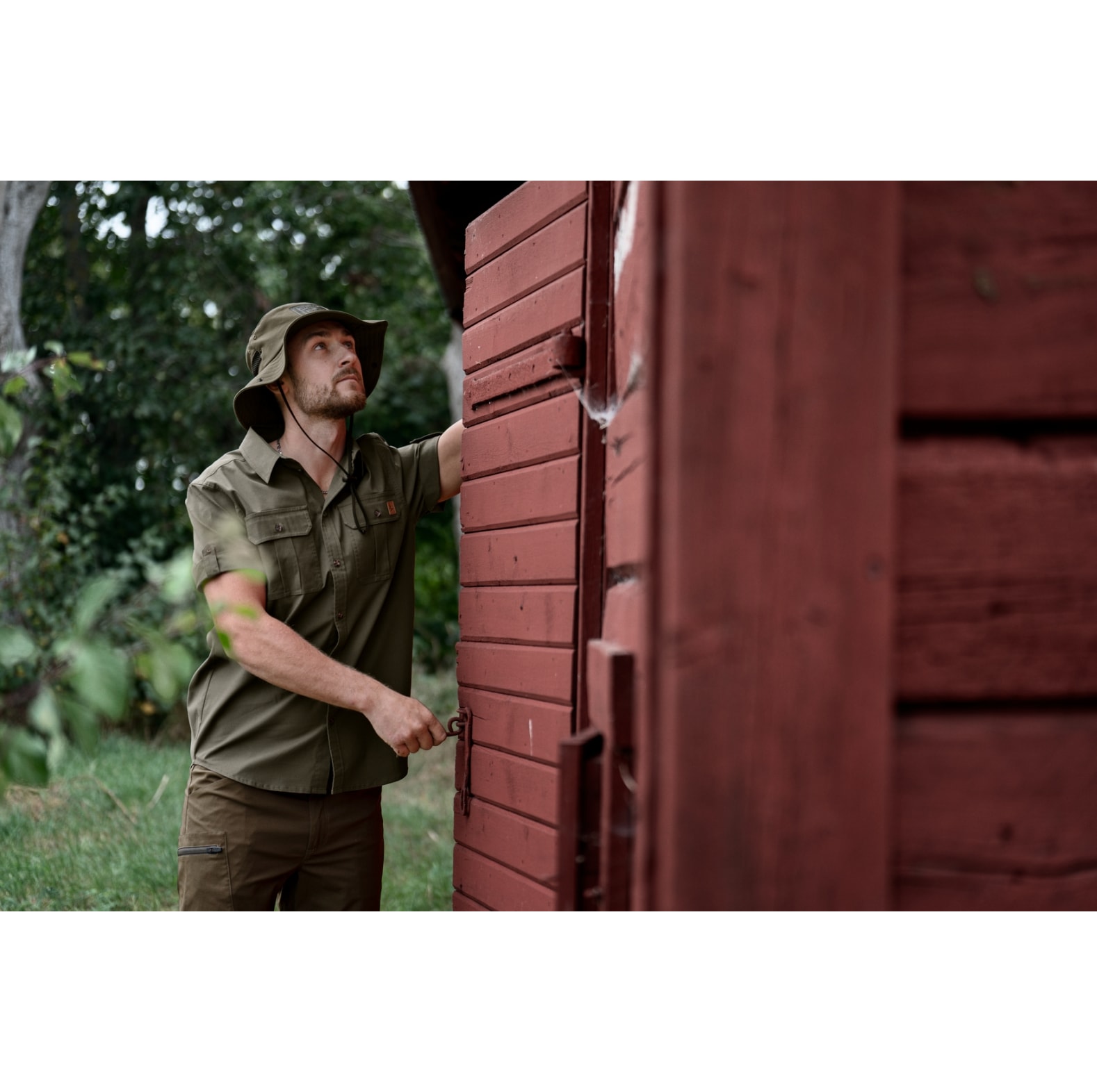 Seeland Selous Cargo Korte mouwen overhemd Grape Leaf - bij KOX online bestellen | XXSL6260031