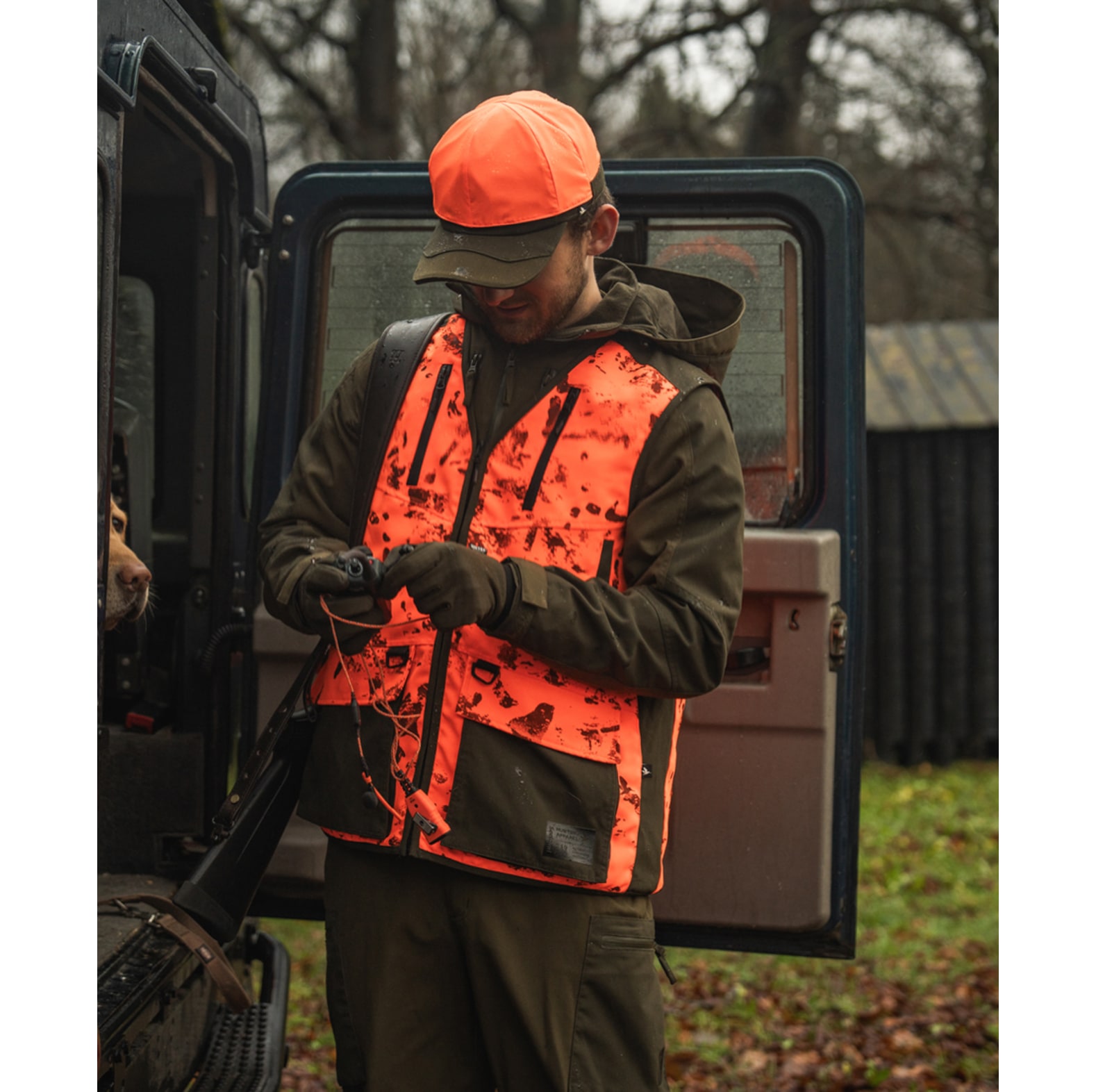 Gilet de chasse Seeland Trax Blaze Orange Blaze InVis MPC 58/60 - commander en ligne chez KOX | XXSL8733211