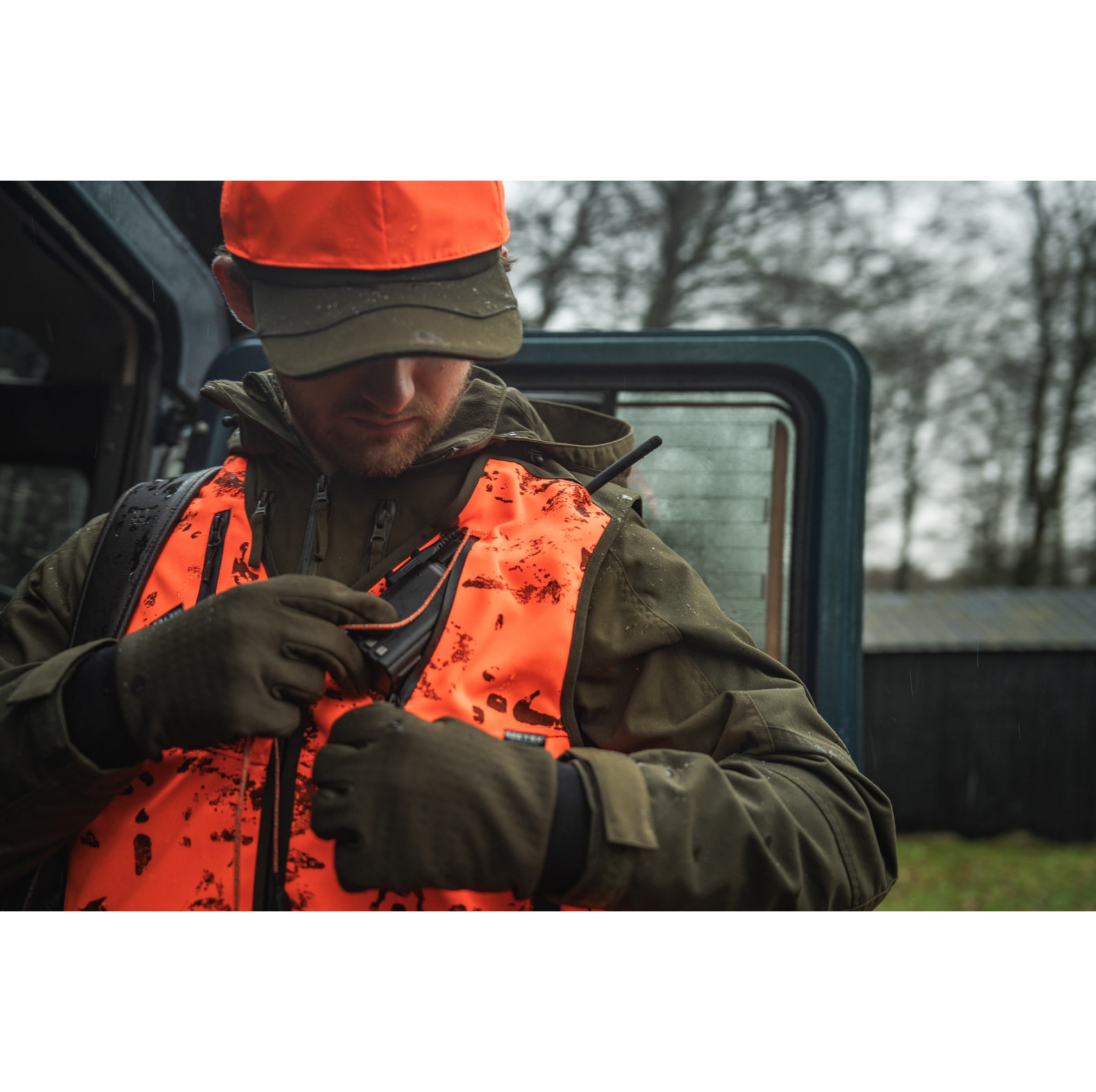 Gilet de chasse Seeland Trax Blaze Orange Blaze InVis MPC 58/60 - commander en ligne chez KOX | XXSL8733211