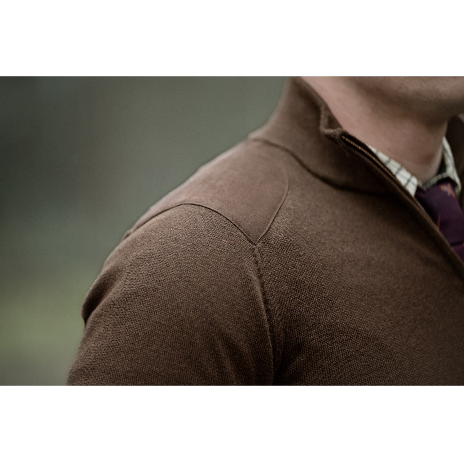 Seeland Jagdpullover Pine Half Zip Dark Brown - bei KOX online bestellen | XXSL9831007
