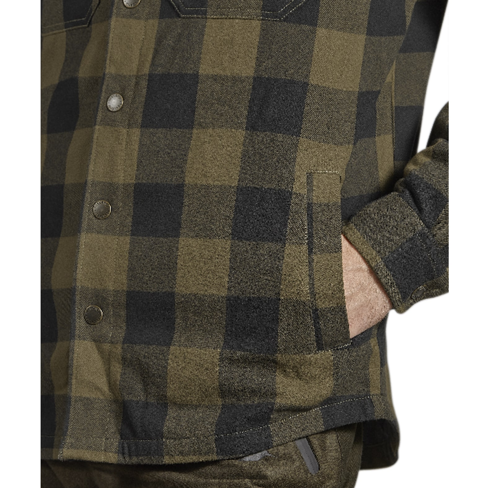 Chemise Canada verte en flanelle de Seeland - commander en ligne chez KOX | XXSL1406166