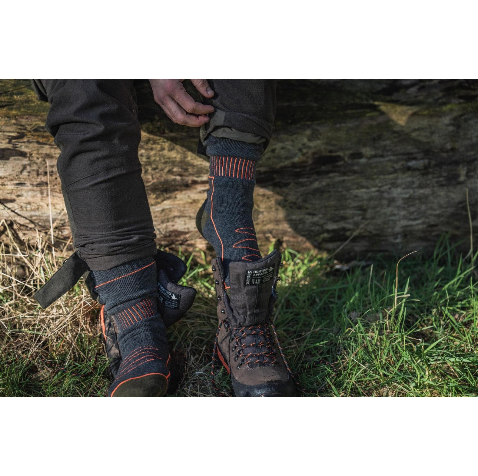 Seeland beheizbare Jagdsocken Celsius Heat Pine Green Melange Gr��e 43 - bei KOX online bestellen | XXSL6490015-43