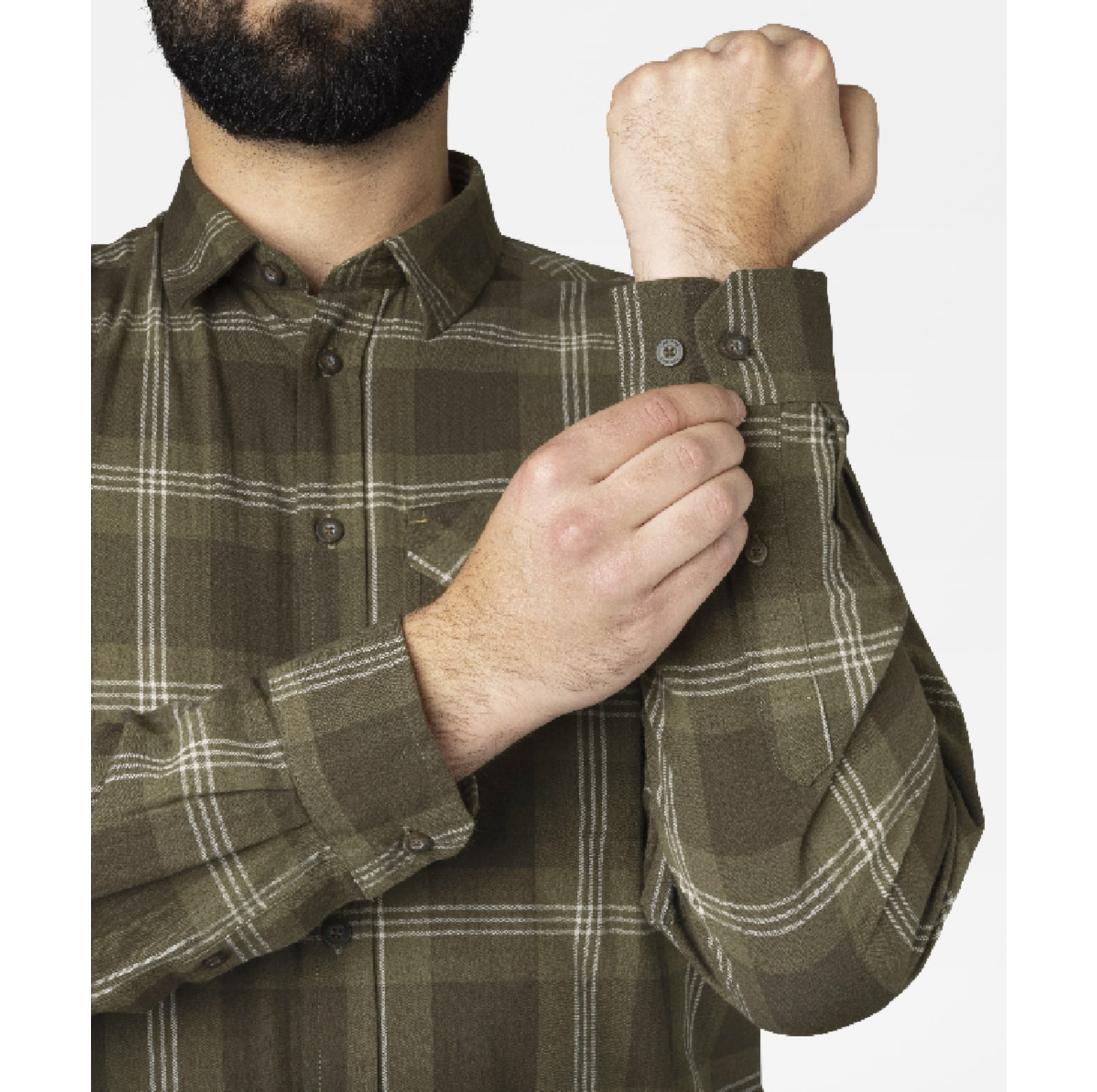 Chemise en flanelle Seeland Highseat Pine green - commander en ligne chez KOX | XXSL1410134