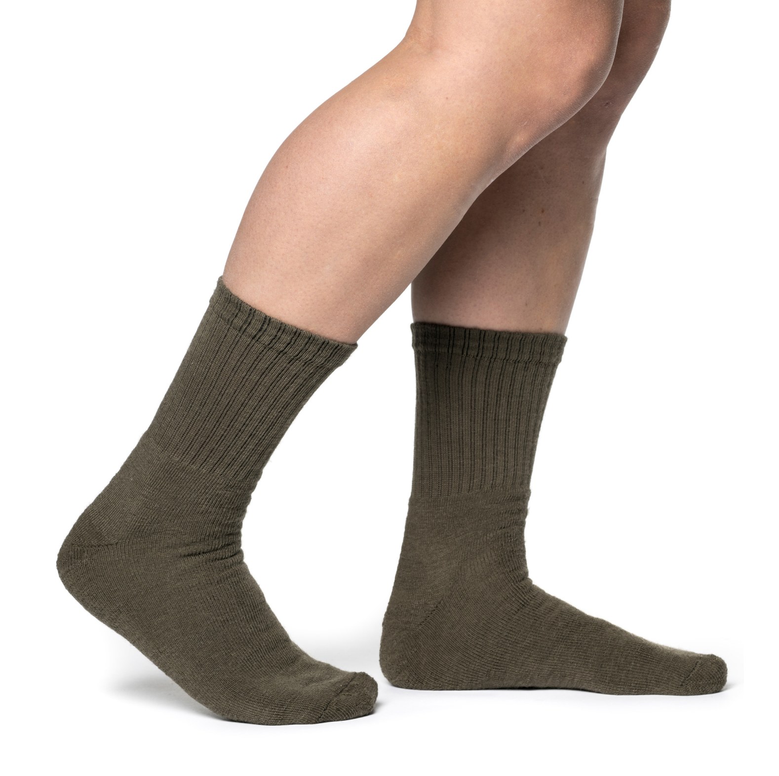 Woolpower Socks Classic 200 / sokken van merinowol pine green - bij KOX online bestellen | XXWP8412GR
