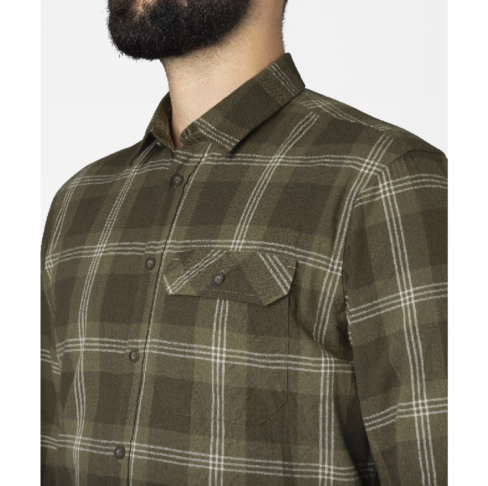 Chemise en flanelle Seeland Highseat Pine green - commander en ligne chez KOX | XXSL1410134
