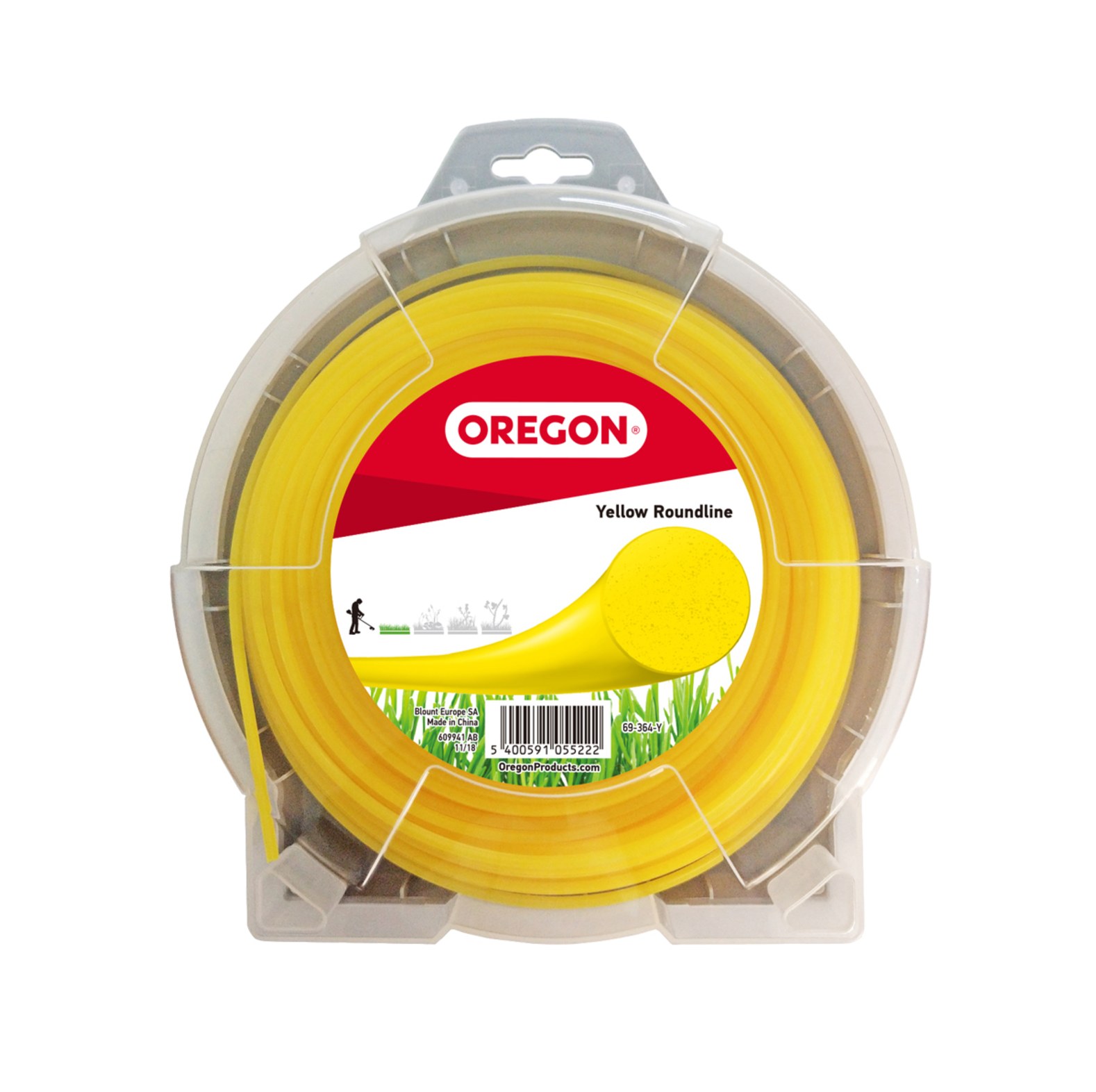  Oregon Gelber Freischneidefaden rund / Trimmerfaden Yellow Roundline - bei KOX online bestellen | 69-Y-000 