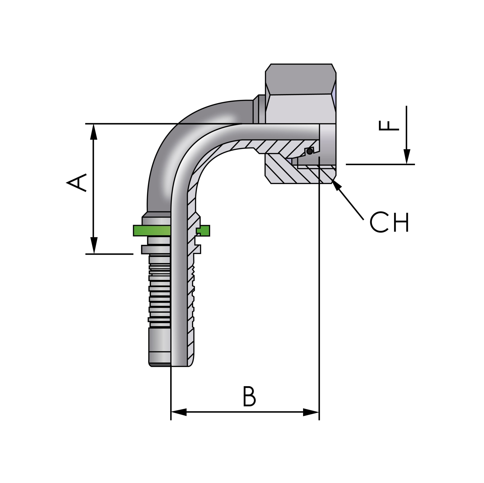  FB Hydraulic Pressnippel DKOS - bei KOX online bestellen | XXST4491-0000 