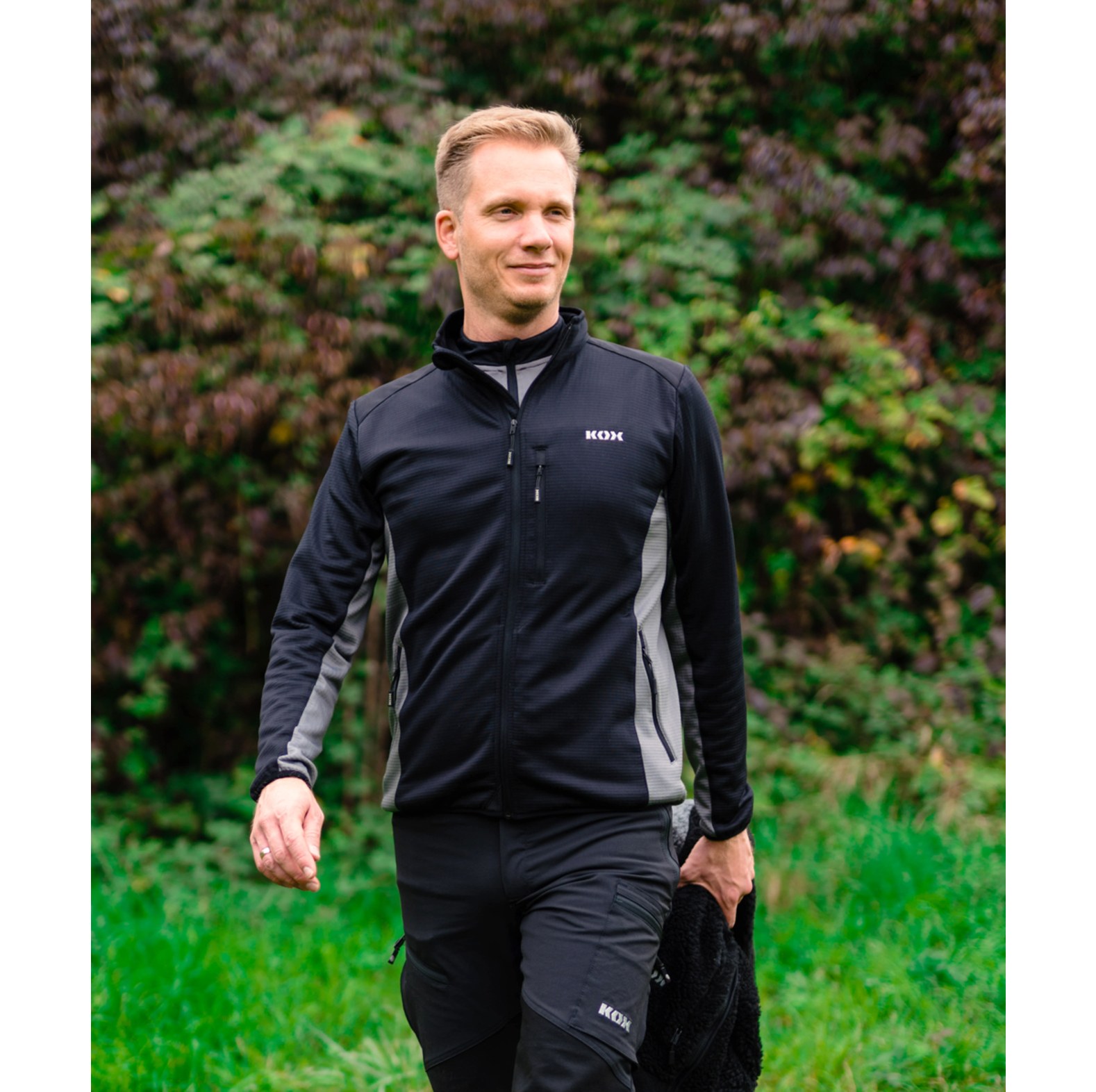 KOX Funktionsjacke Iso Schwarz/Grau - bei KOX online bestellen | XX76122