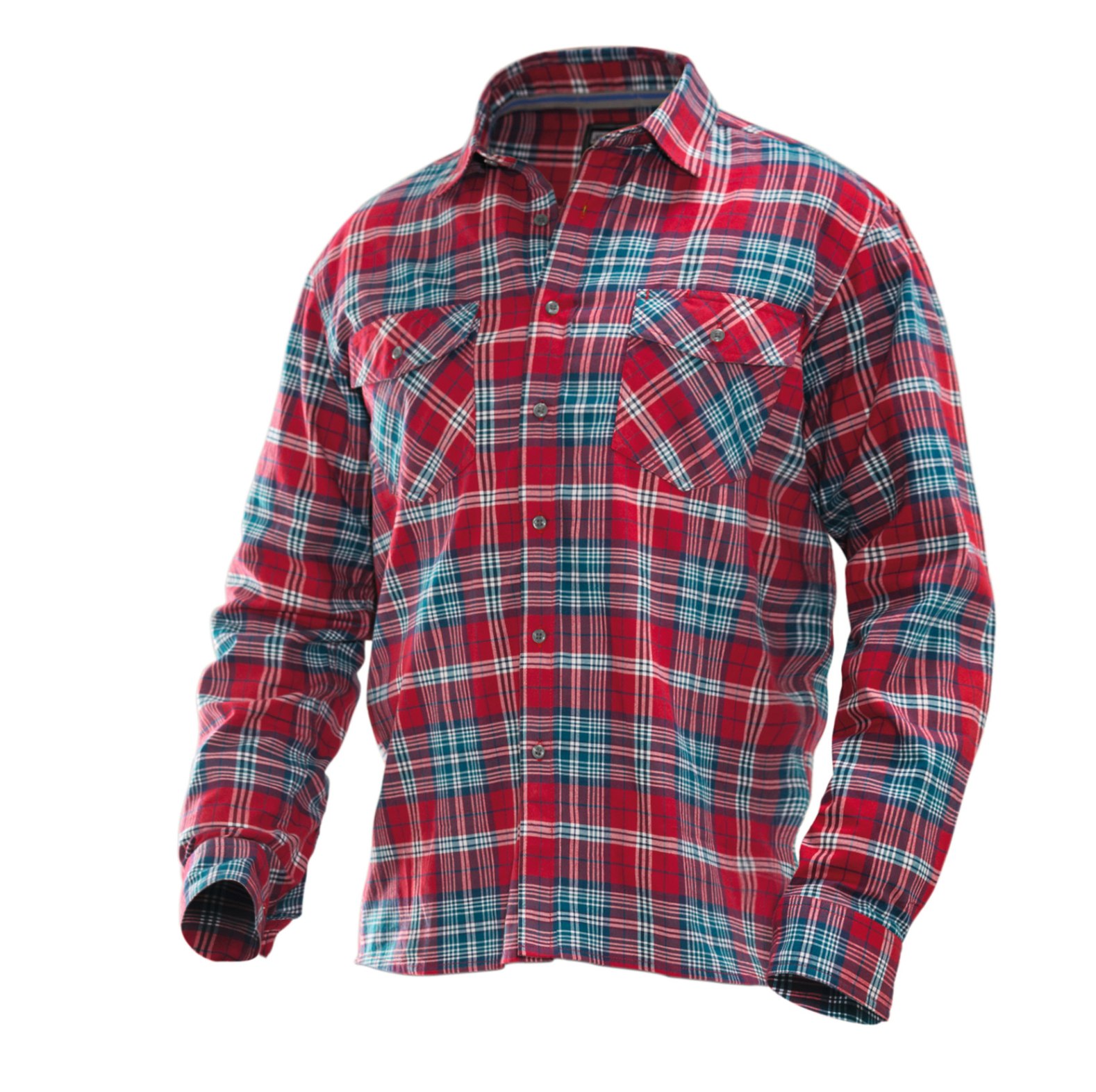  Jobman Flanellhemd 5138 Rot - bei KOX online bestellen | XXJB5138R 