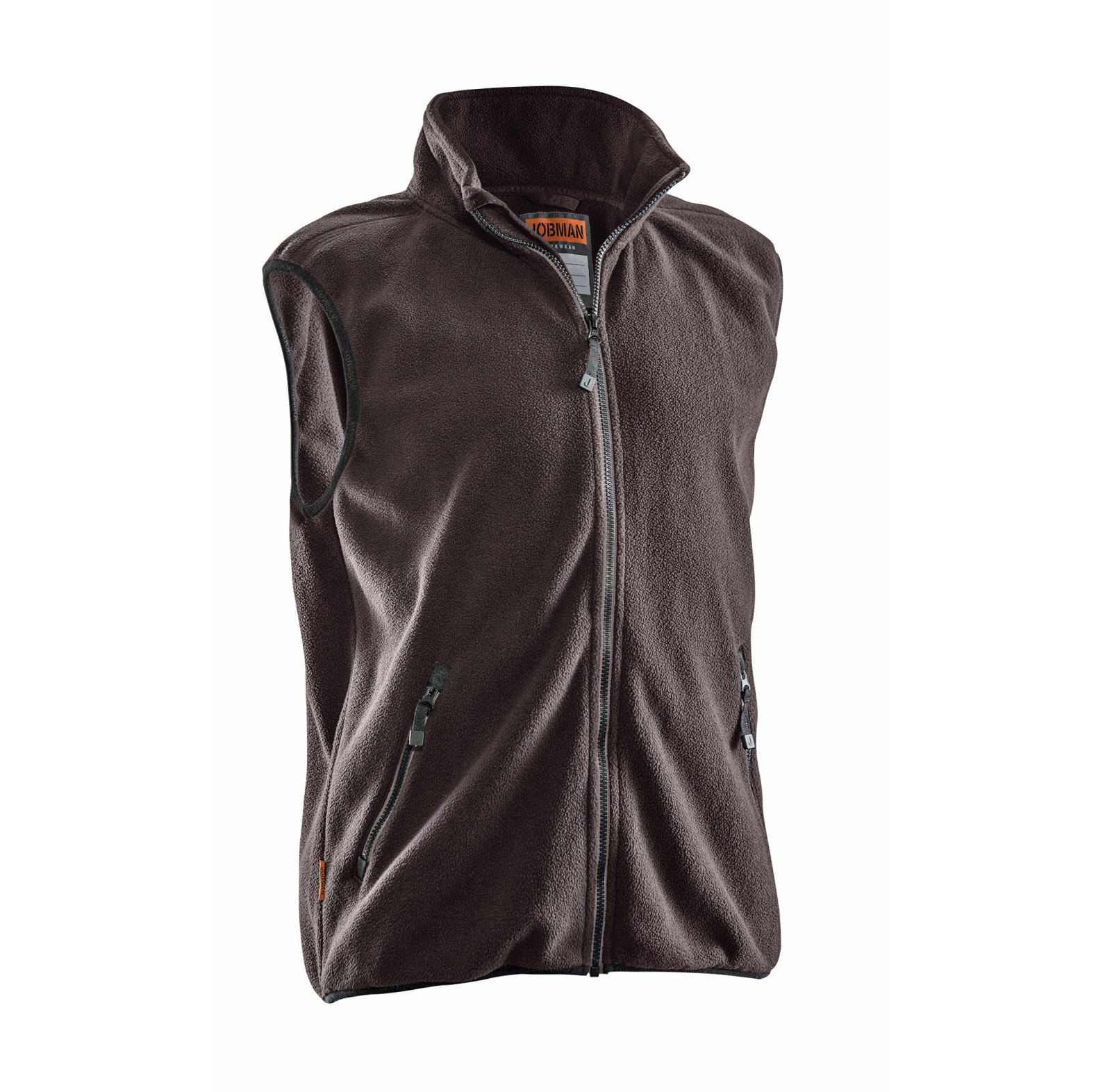  Gilet polaire Jobman 7501 marron - commander en ligne chez KOX | XXJB7501BR 