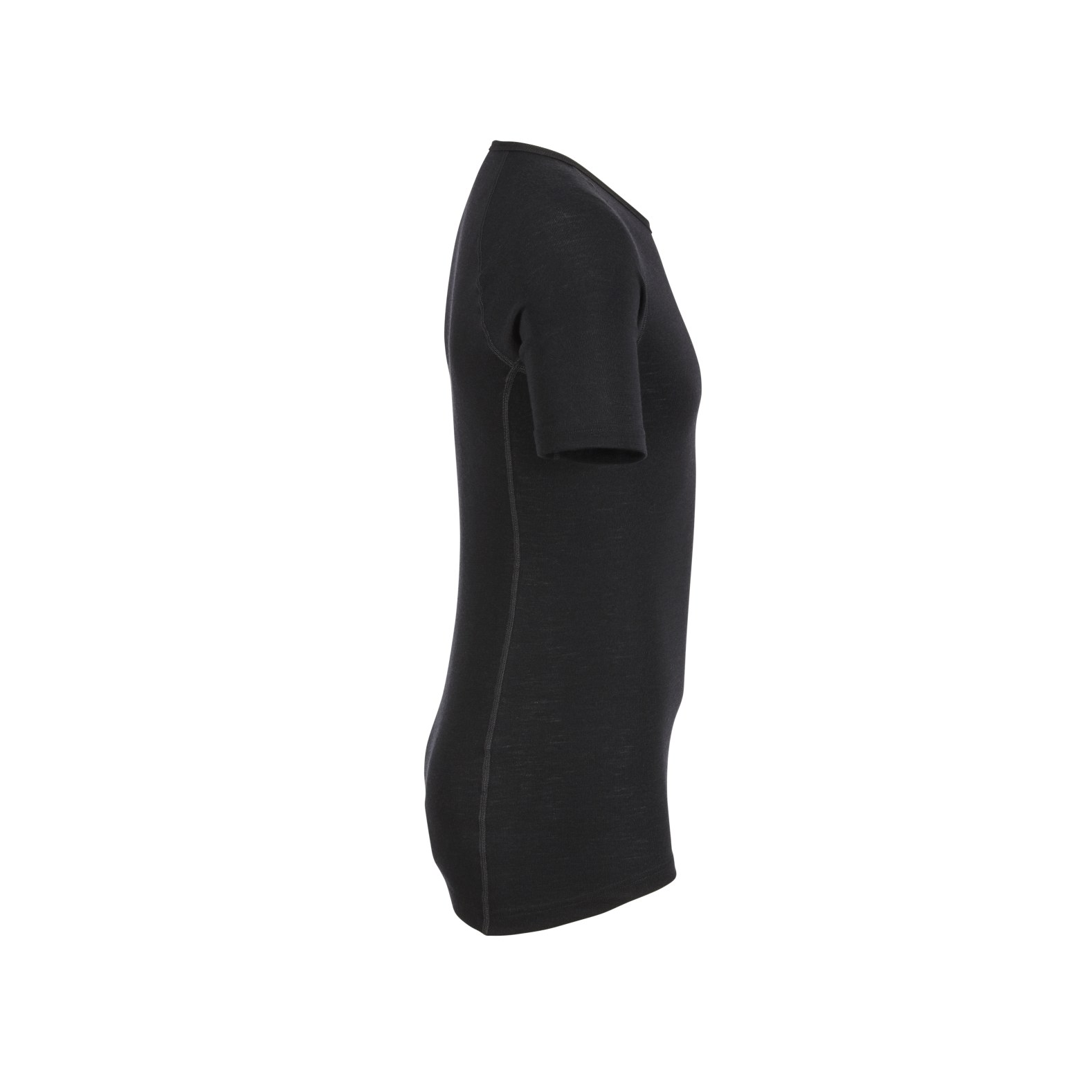 Tricot de corps  col rond Woolpower Tee LITE / T-shirt  manches courtes en mrinos black - commander en ligne chez KOX | XXWP7101S