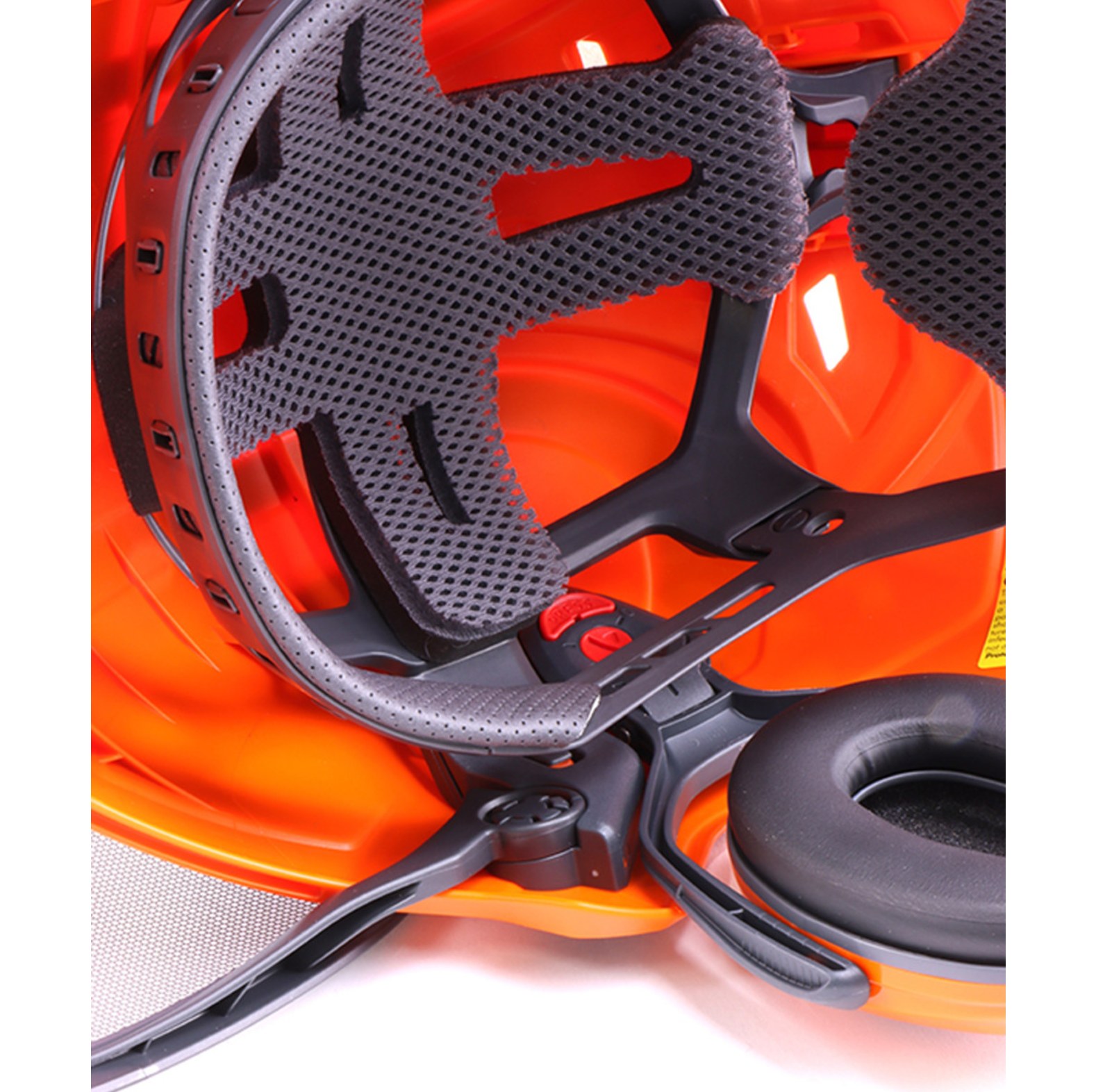 PROTOS Casque forestier/casque de protection KOX Edition avec protection auditive et visire Integral Forest Orange/Bleu OneSize - commander en ligne chez KOX | XX74115