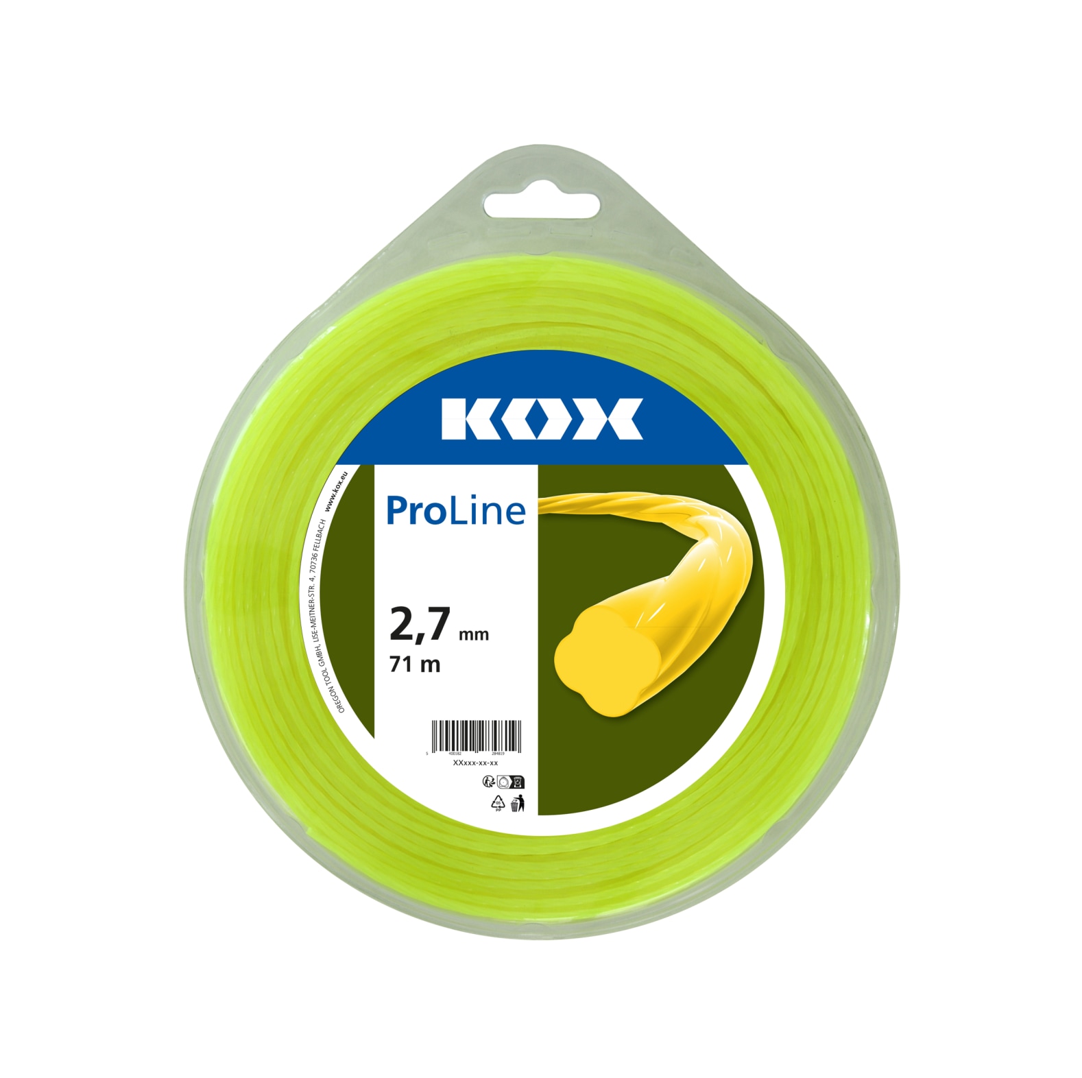 Fil twist pour dbroussailleuse KOX ProLine - commander en ligne chez KOX | XXF216