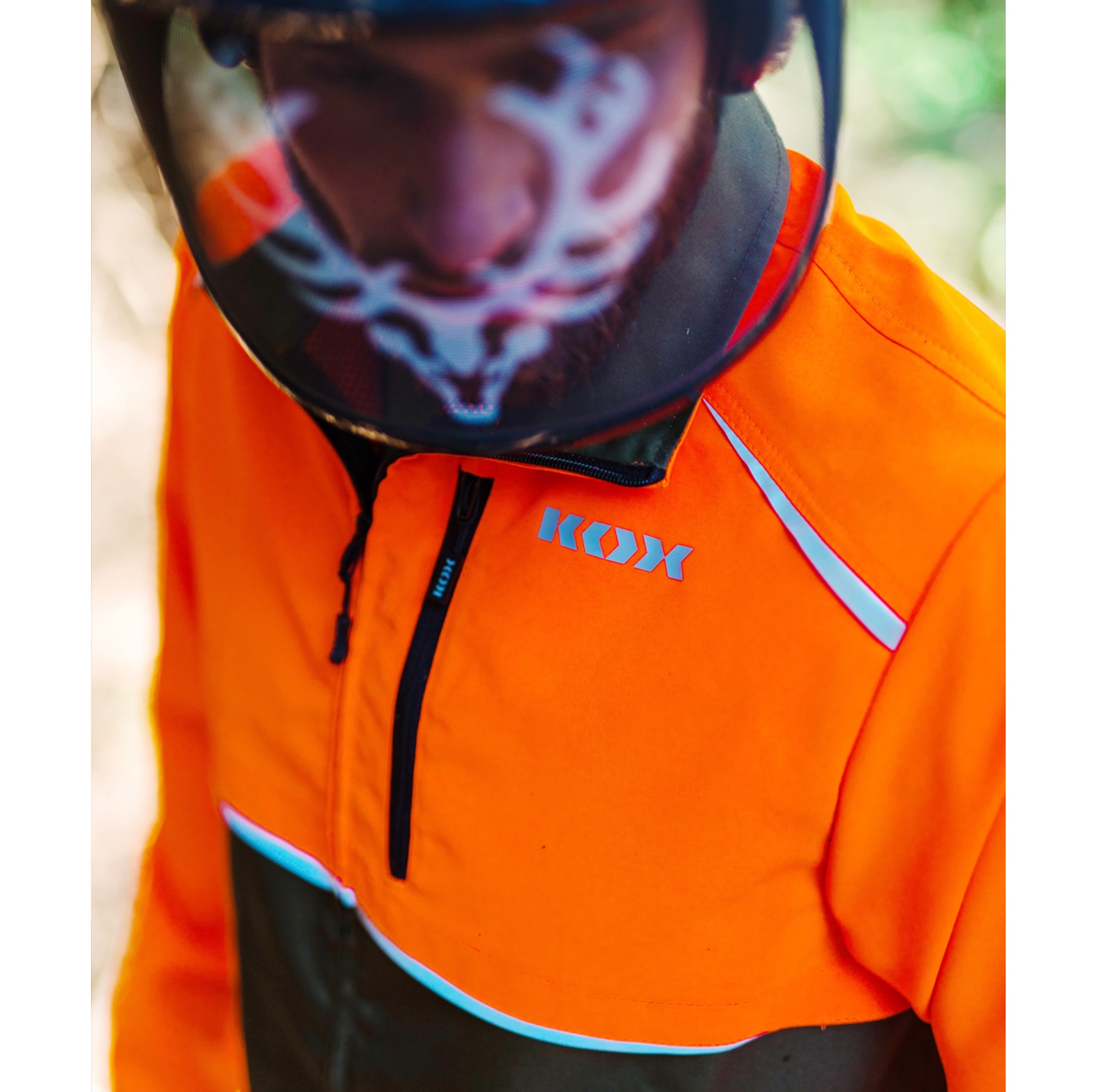 Veste forestire Vento 3.0 KOX vert/orange - commander en ligne chez KOX | XX71426