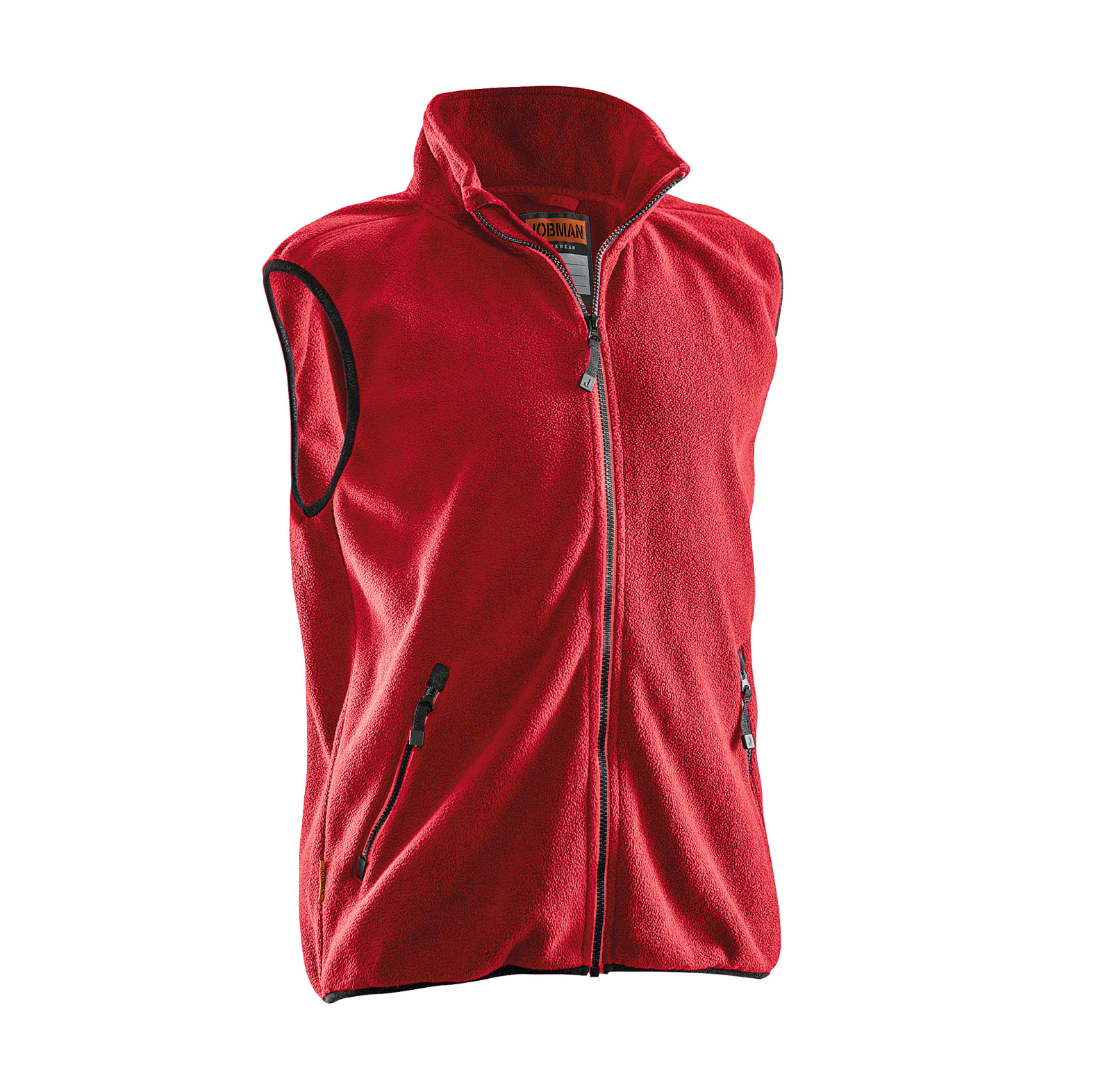  Gilet polaire Jobman 7501 rouge - commander en ligne chez KOX | XXJB7501R 
