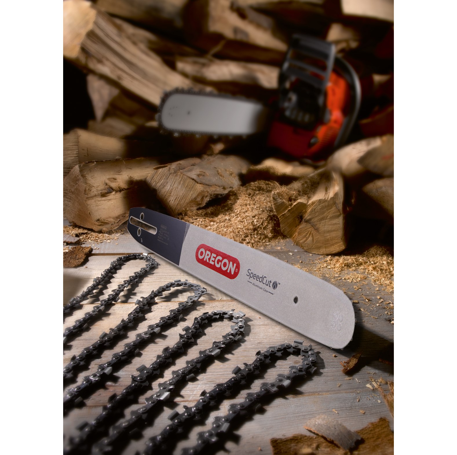  OREGON SpeedCut super set comprend 1 guide et 4 chanes 325
